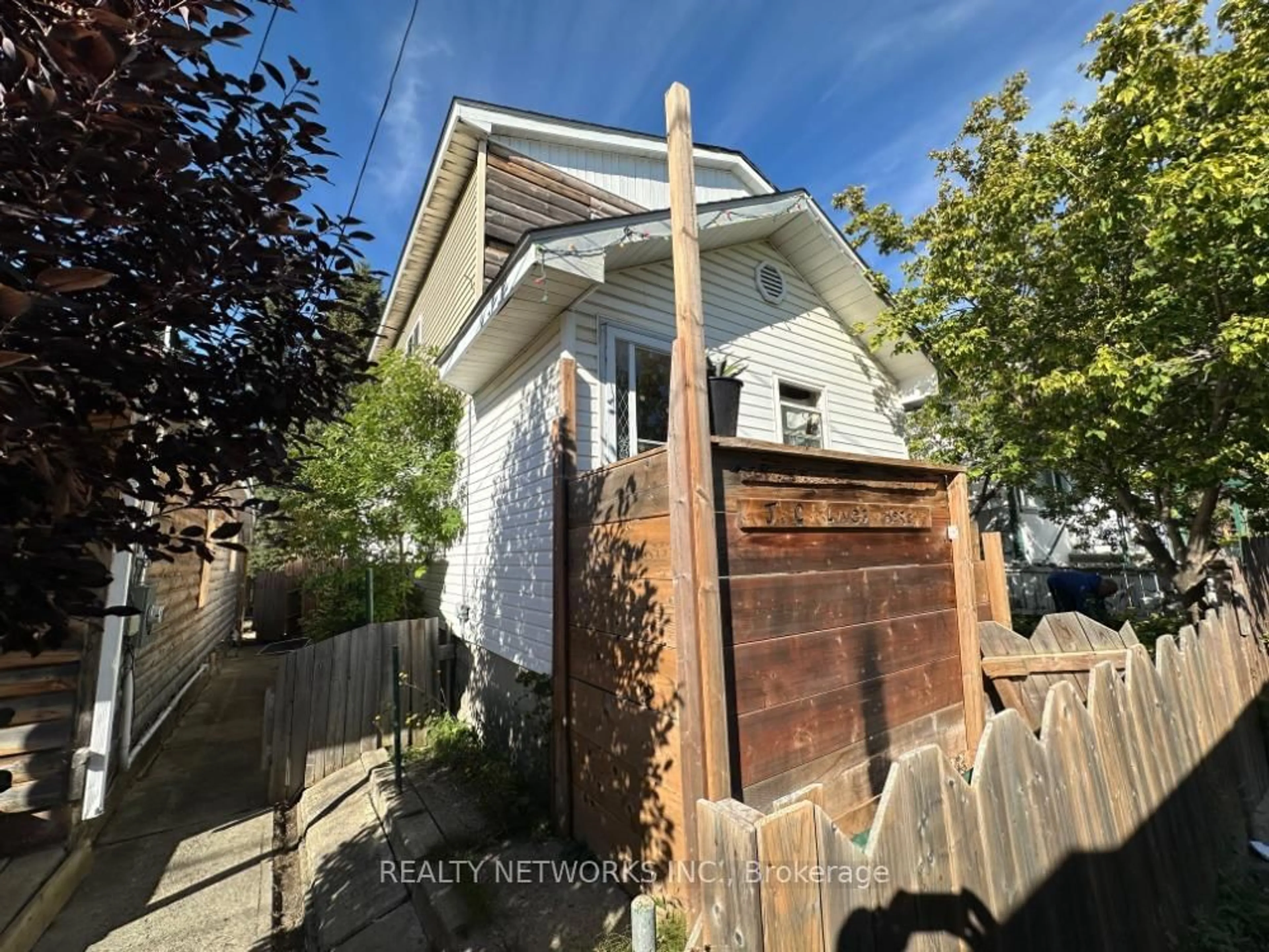 A pic from outside/outdoor area/front of a property/back of a property/a pic from drone, street for 111 Croatia Ave, Timmins Ontario P0N 1G0