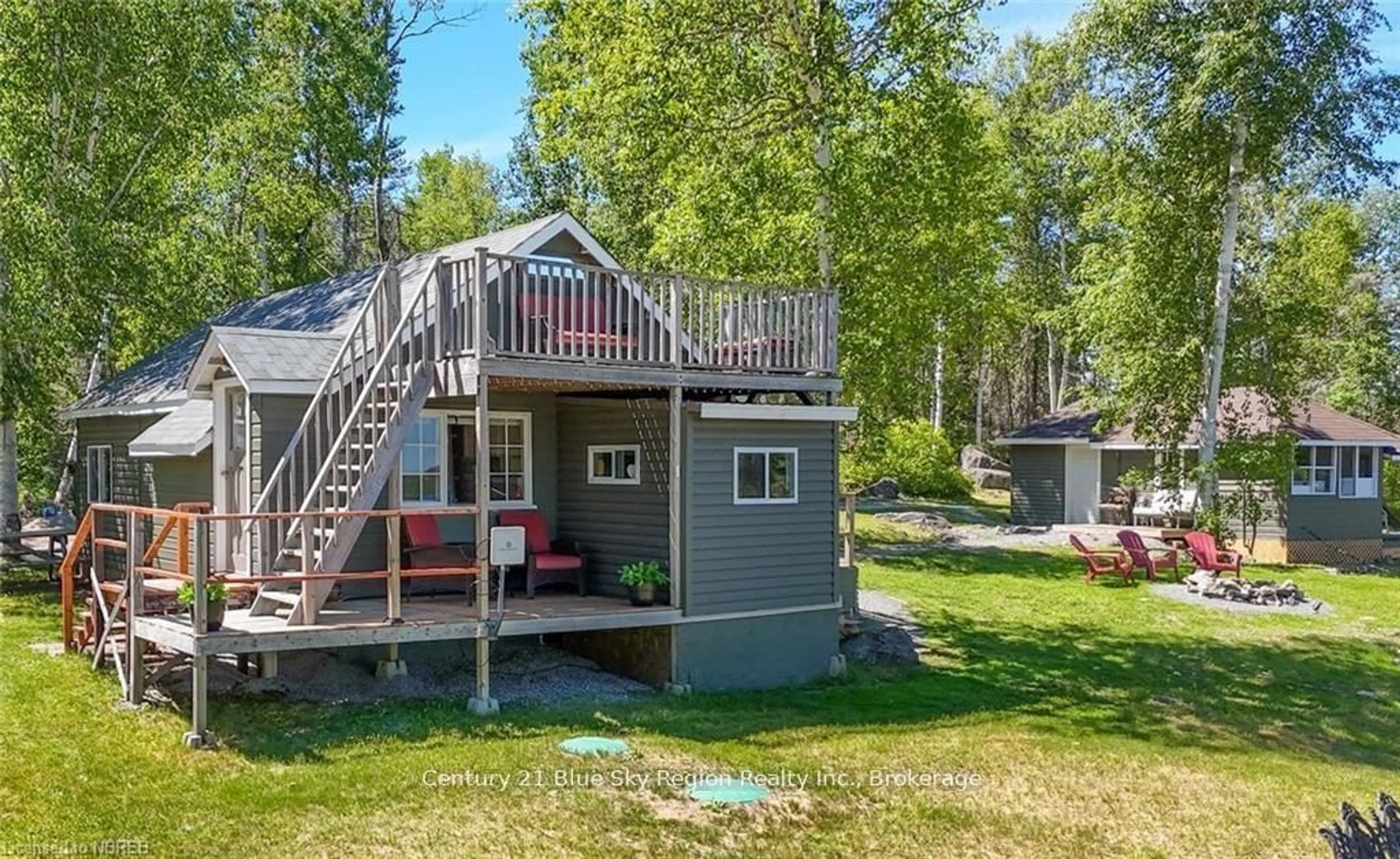 Patio, water/lake/river/ocean view for 9770 Highway 11 N/A, Timiskaming Ontario P0J 1N0