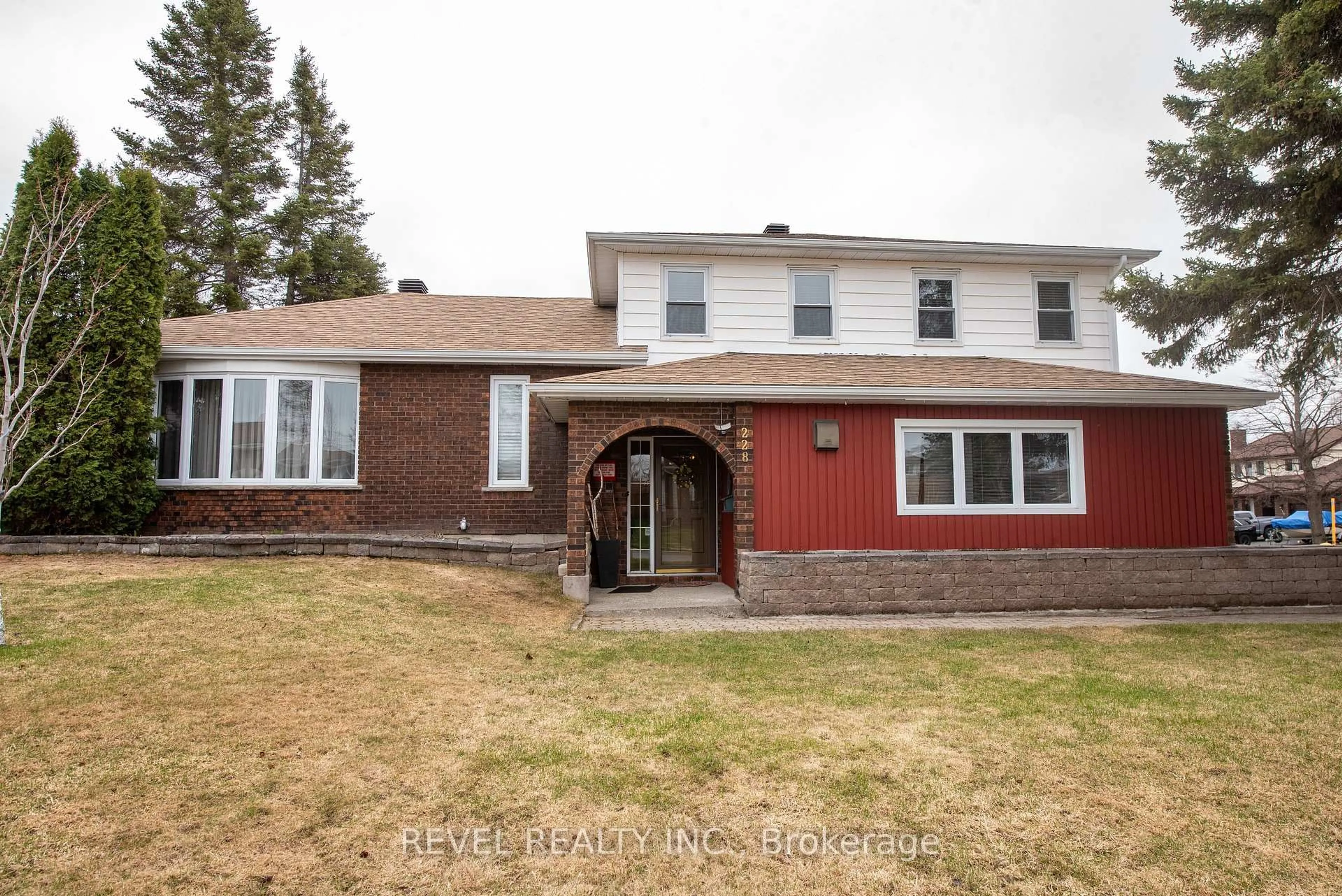 Home with brick exterior material, street for 228 Rose Marie Cres, Timmins Ontario P4P 1C1