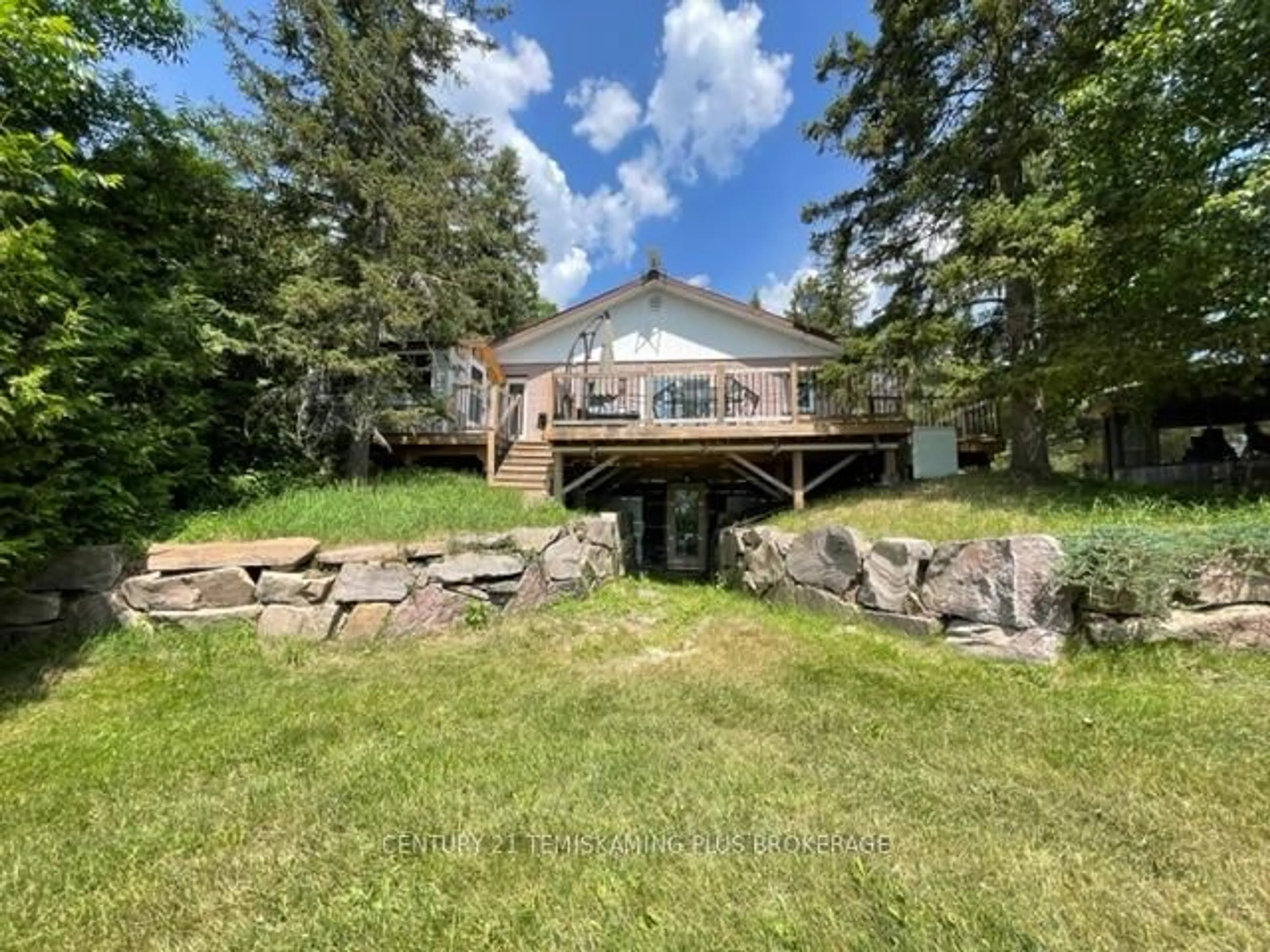 A pic from outside/outdoor area/front of a property/back of a property/a pic from drone, water/lake/river/ocean view for 452 Highway 65 N/A, James Ontario P0J 1G0