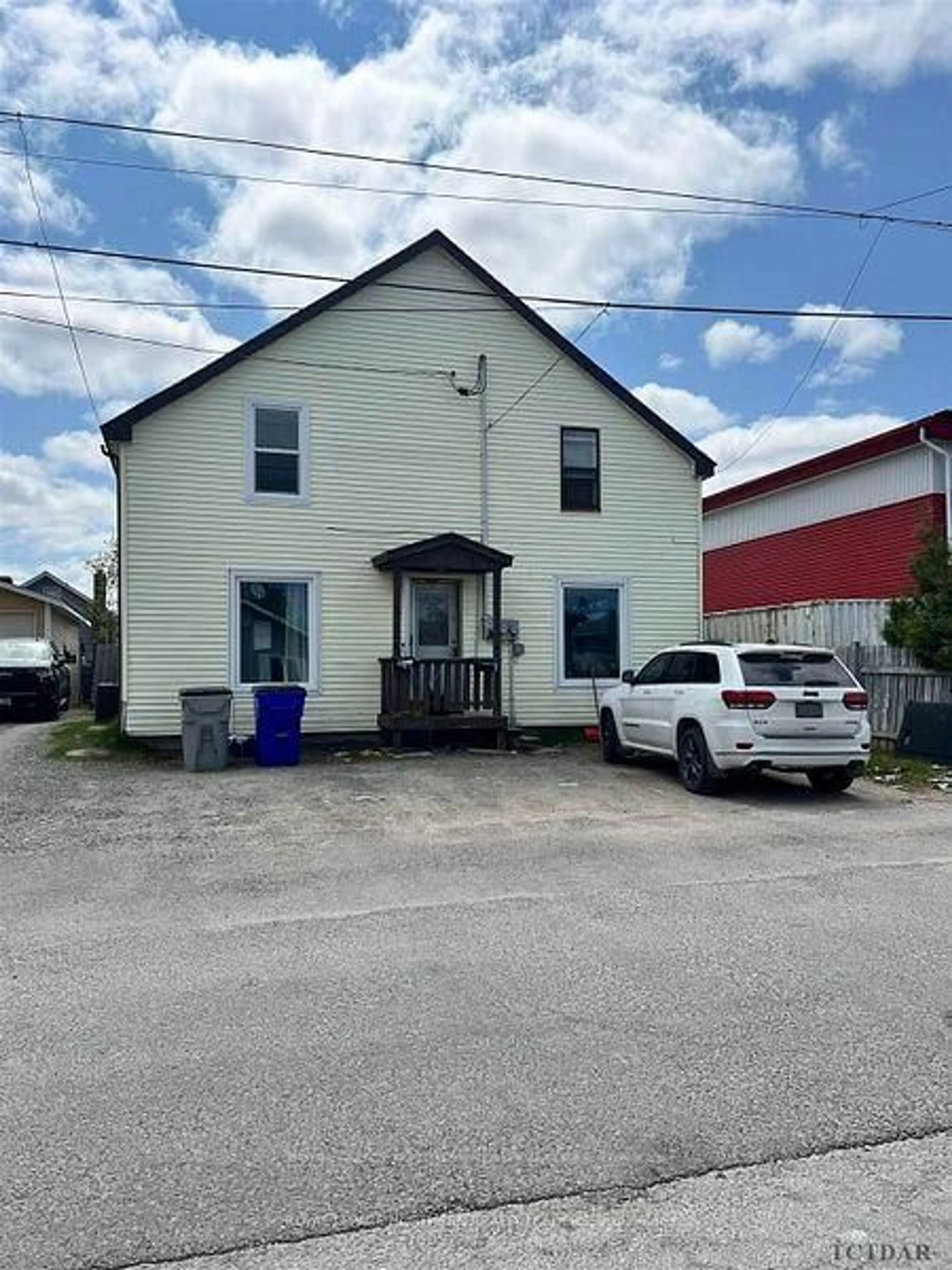 A pic from outside/outdoor area/front of a property/back of a property/a pic from drone, building for 383 Belanger Ave, Timmins Ontario P4N 2W3