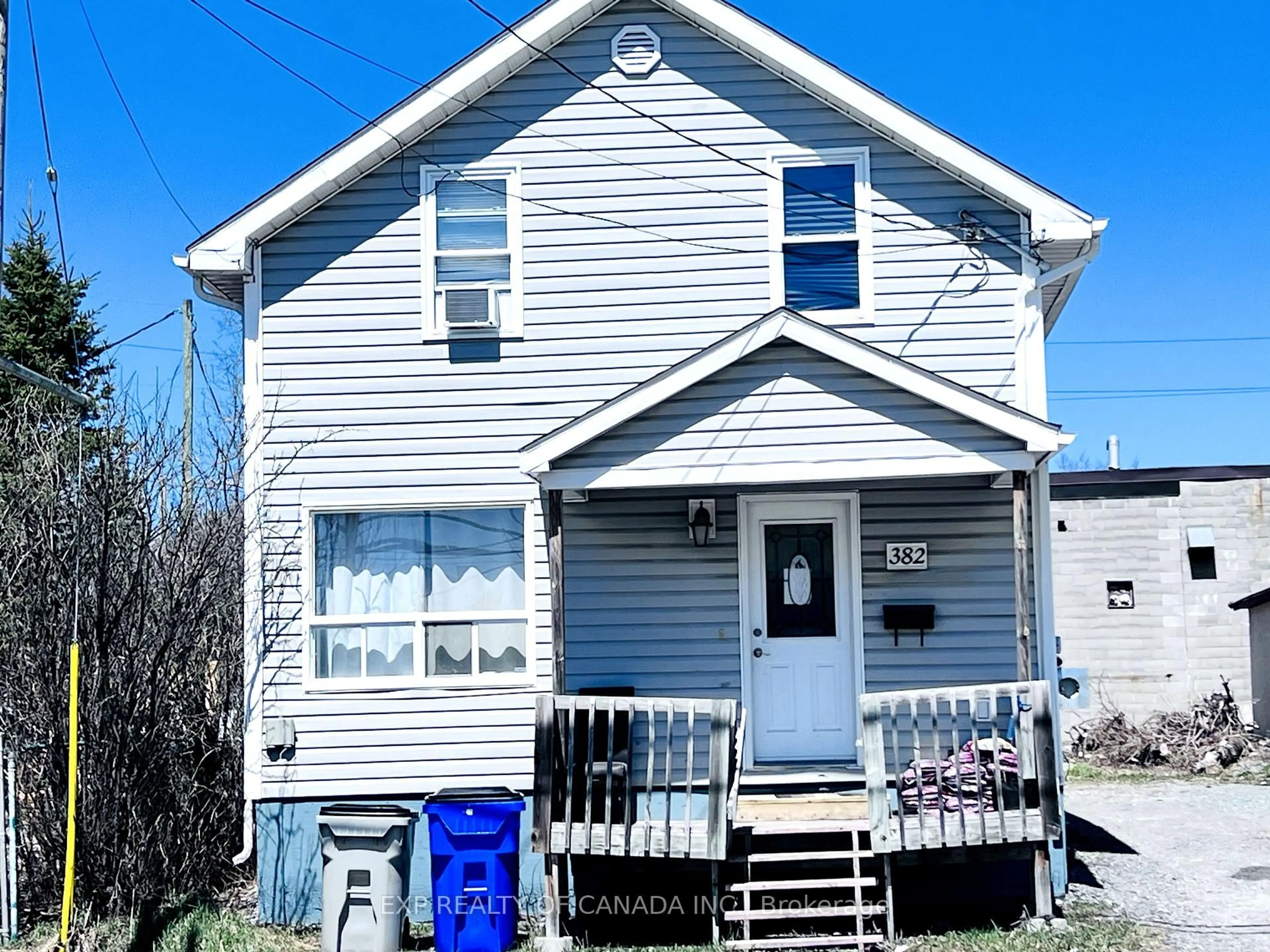 Home with vinyl exterior material, building for 382 Wilson Ave, Timmins Ontario P4N 2T8