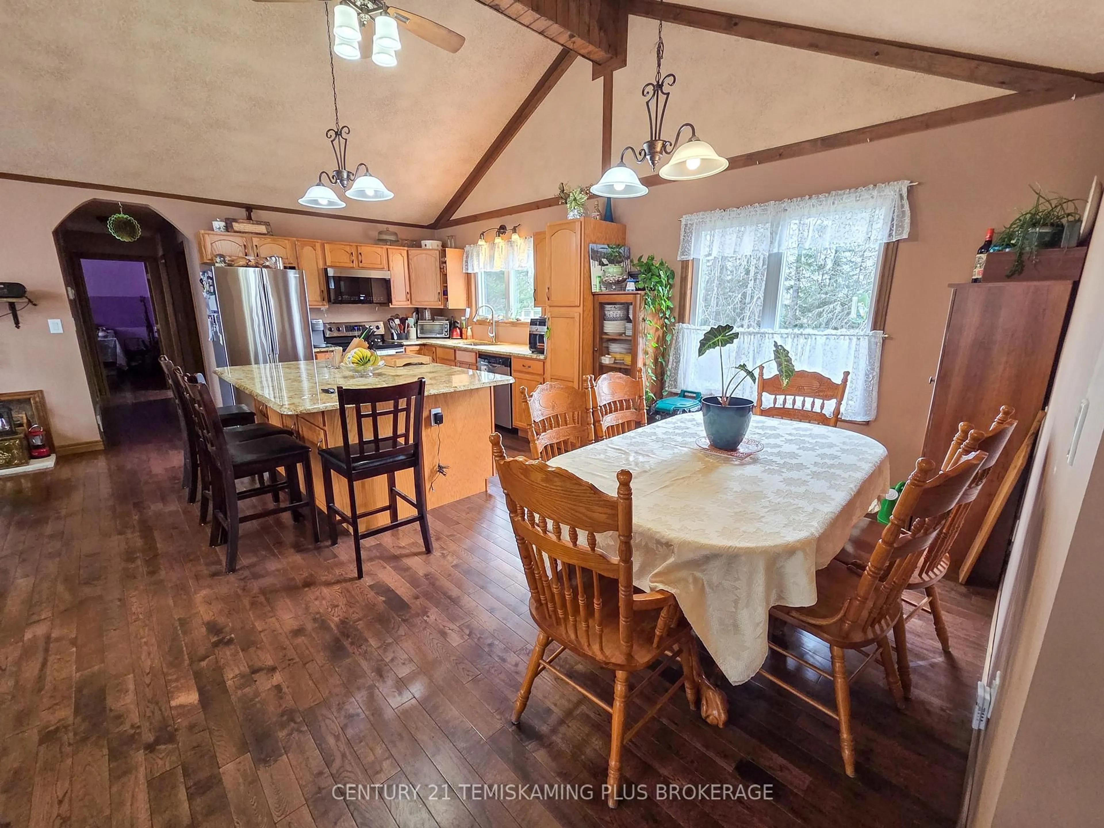 Open concept kitchen, unknown for 488011 Chamberlain 6 Rd, Chamberlain Ontario P0J 1H0