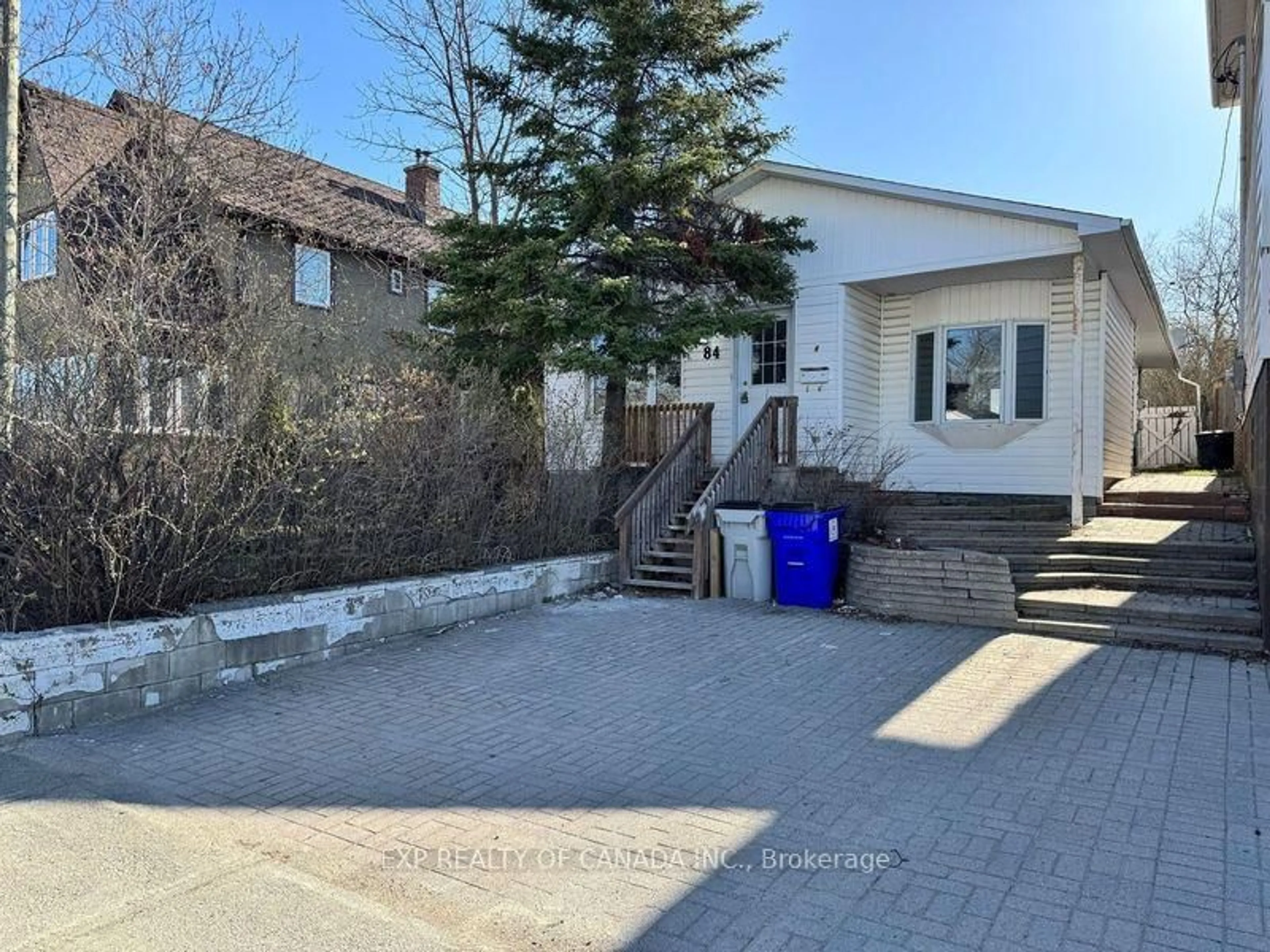 A pic from outside/outdoor area/front of a property/back of a property/a pic from drone, street for 84 Tamarack St, Timmins Ontario P4N 6P6