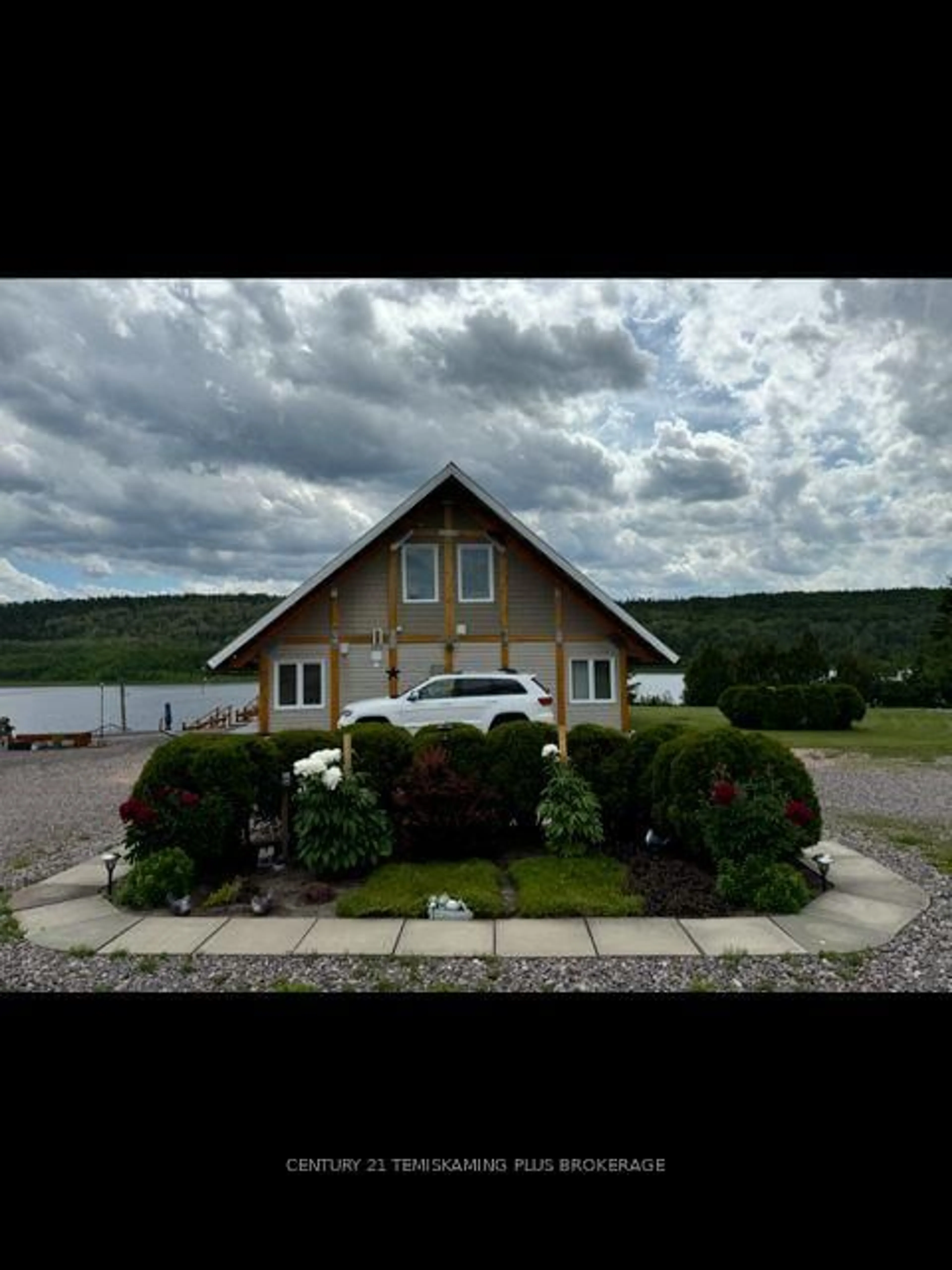 A pic from outside/outdoor area/front of a property/back of a property/a pic from drone, unknown for 1230 Highway 65 W, Timiskaming Ontario P0J 1G0