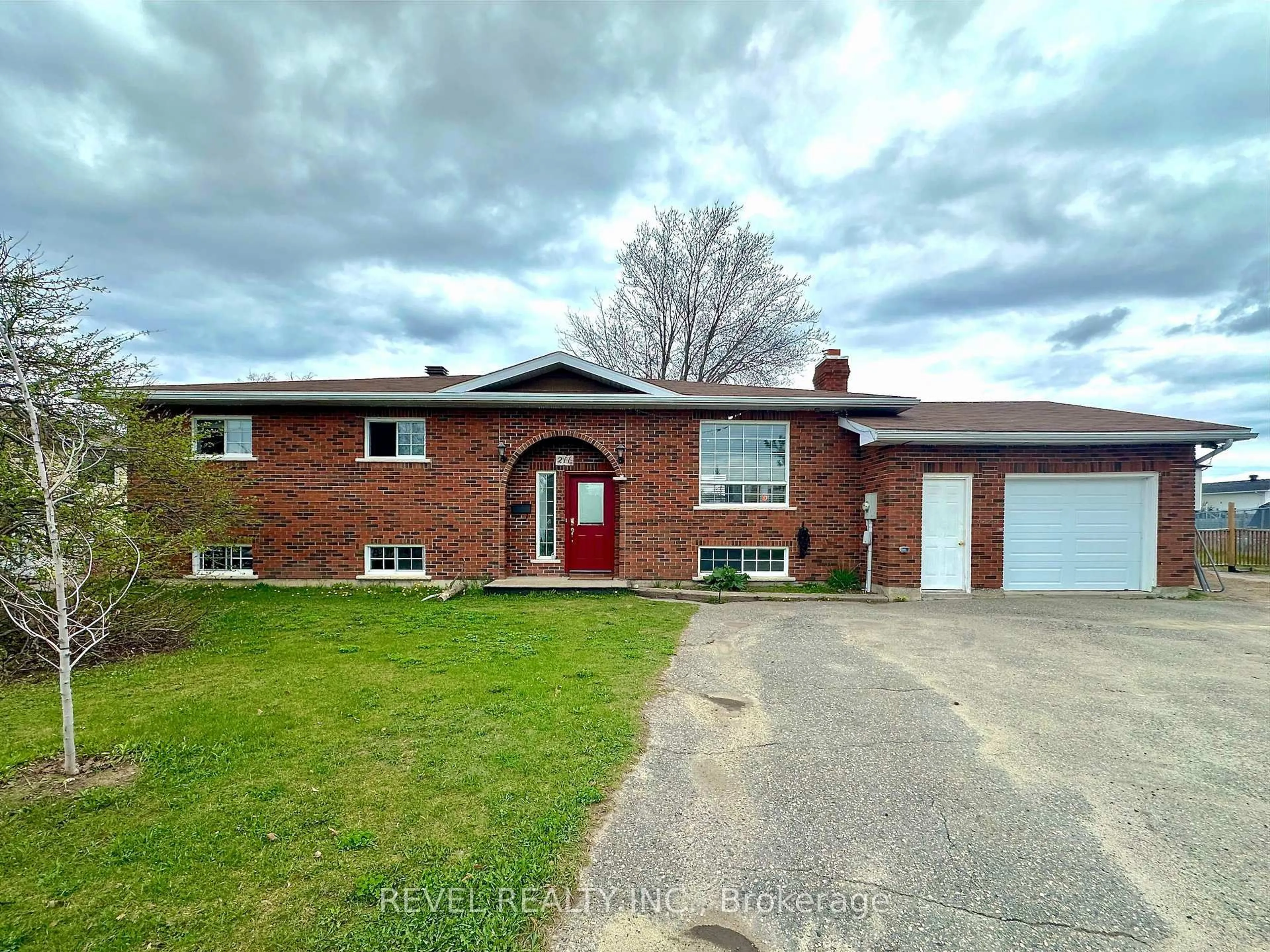 Home with brick exterior material, street for 211 Malette Cres, Timmins Ontario P4P 1C4