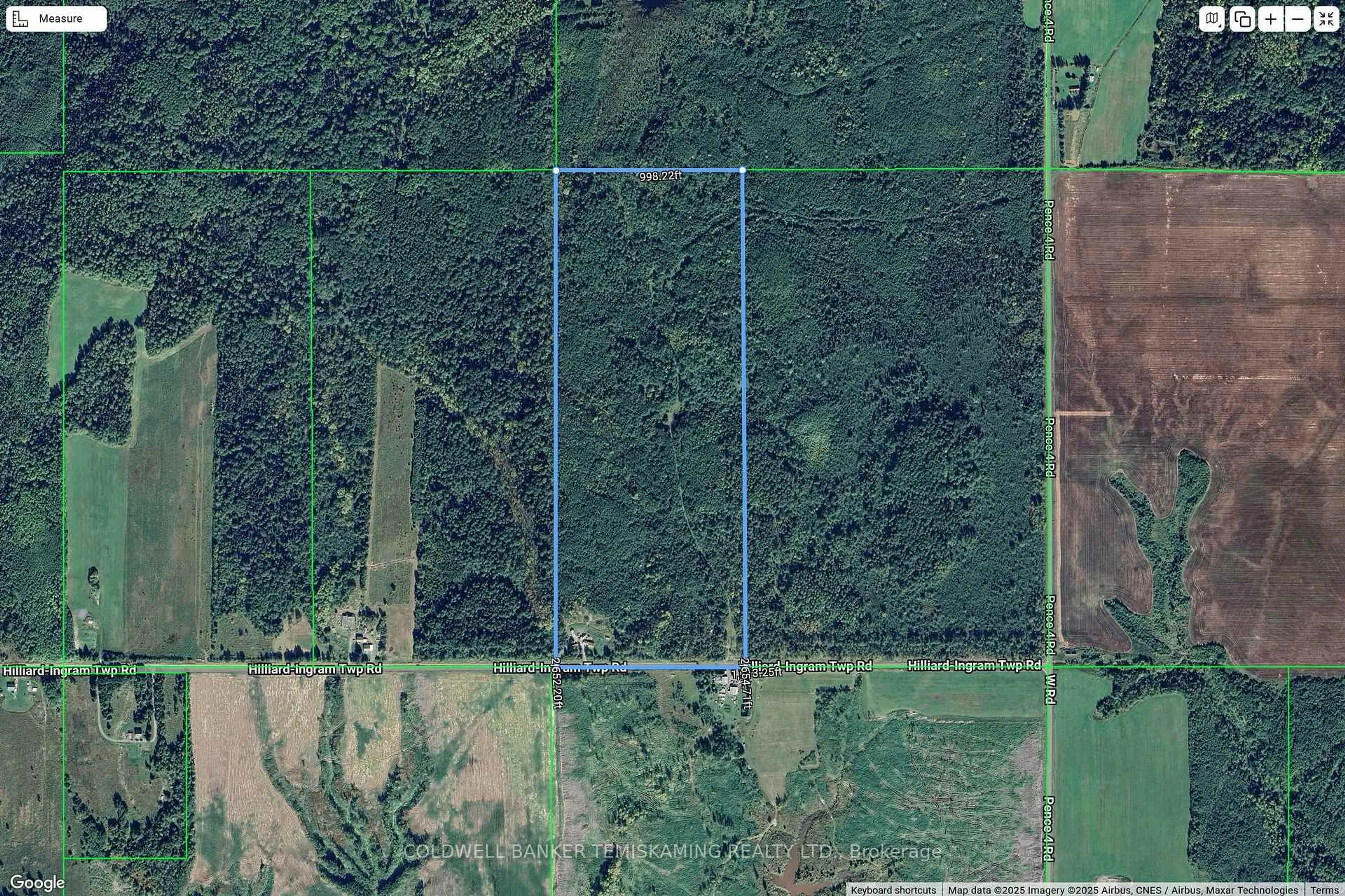 Picture of a map for 182397 CRICK Rd, Timiskaming Remote Area Ontario P0J 1L0