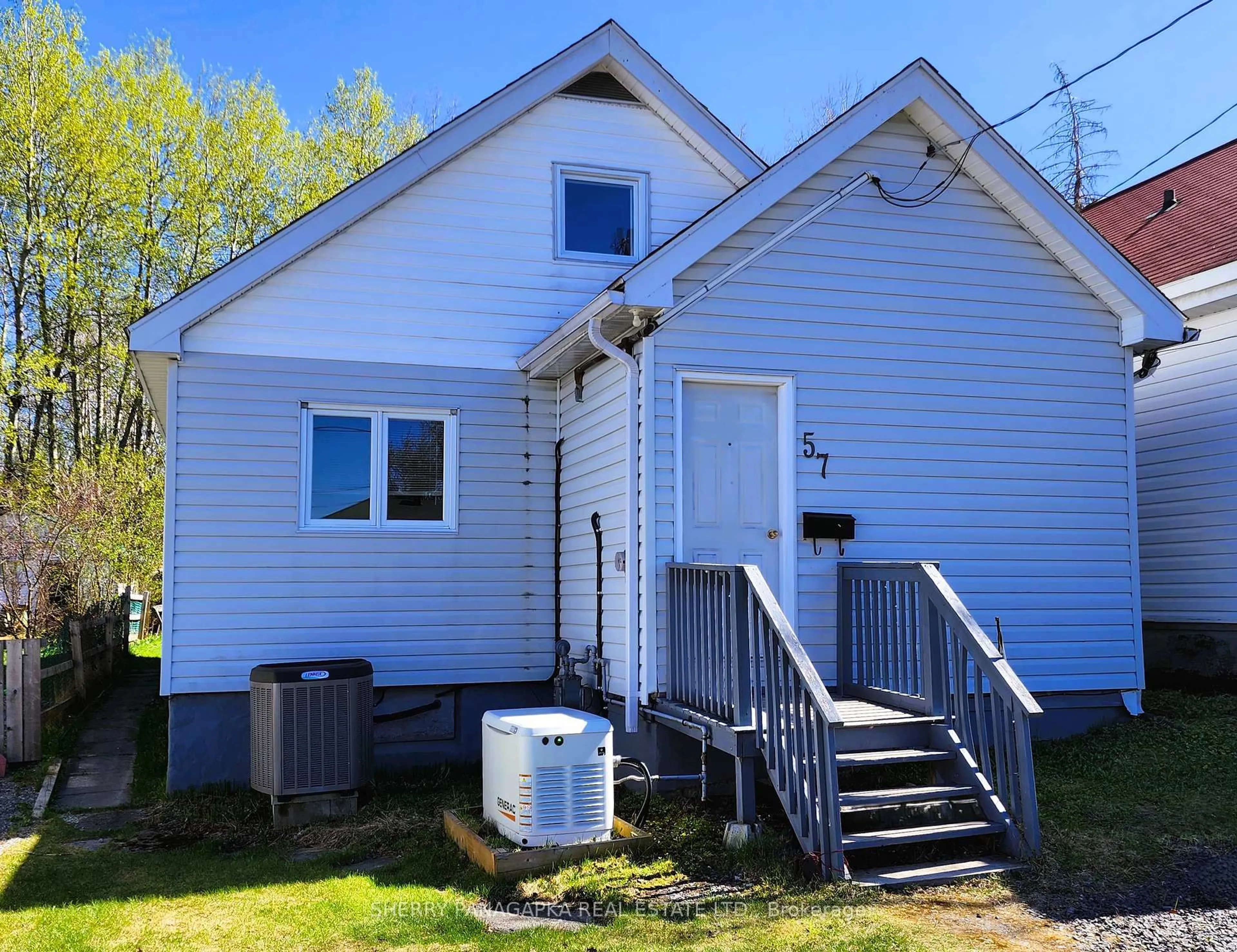 Home with vinyl exterior material, building for 57 First St, Kirkland Lake Ontario P2N 1N2