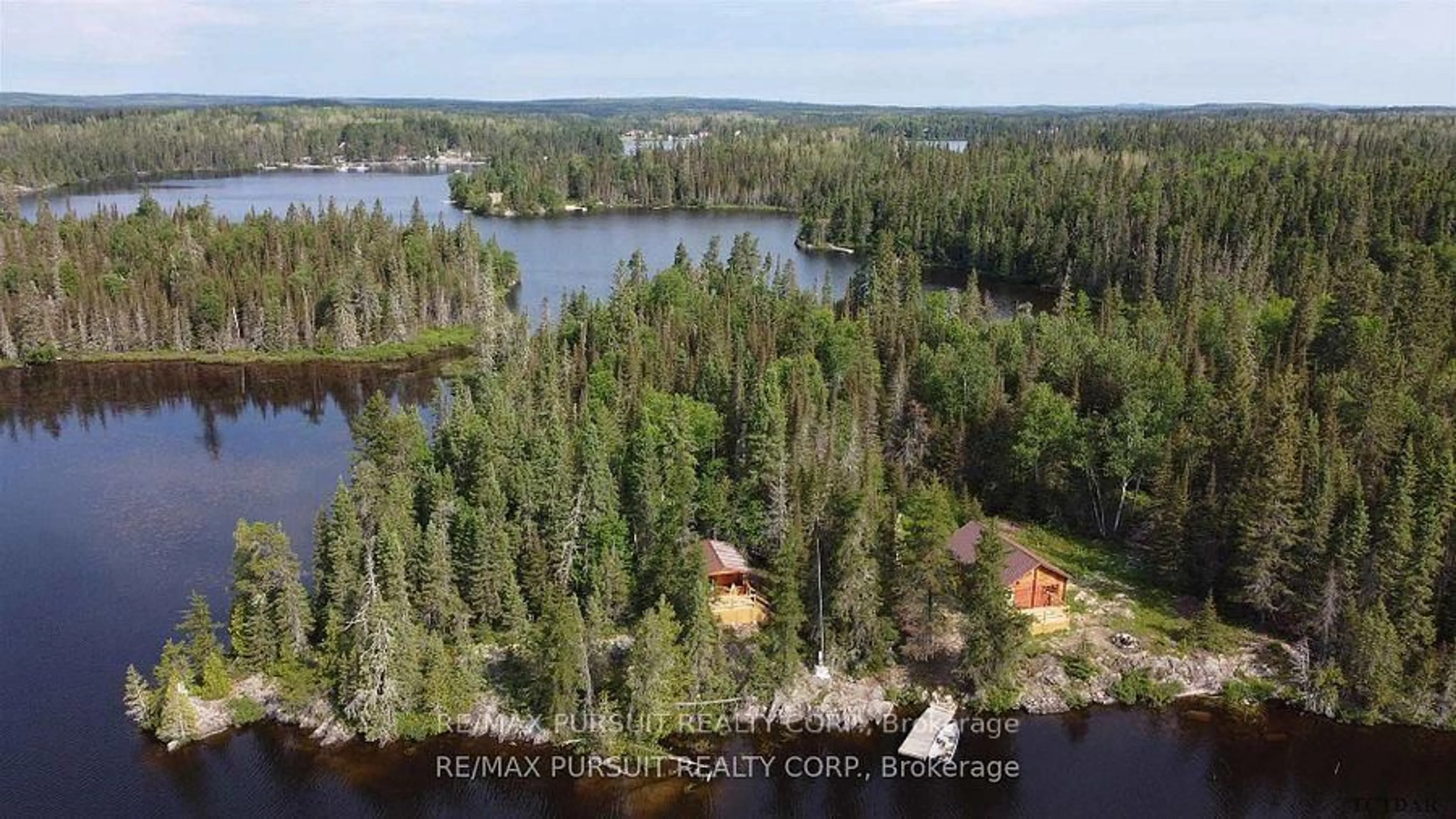 A pic from outside/outdoor area/front of a property/back of a property/a pic from drone, water/lake/river/ocean view for PCL 6 ISLAND A1 N/A, Timiskaming Remote Area Ontario P0K 1S0