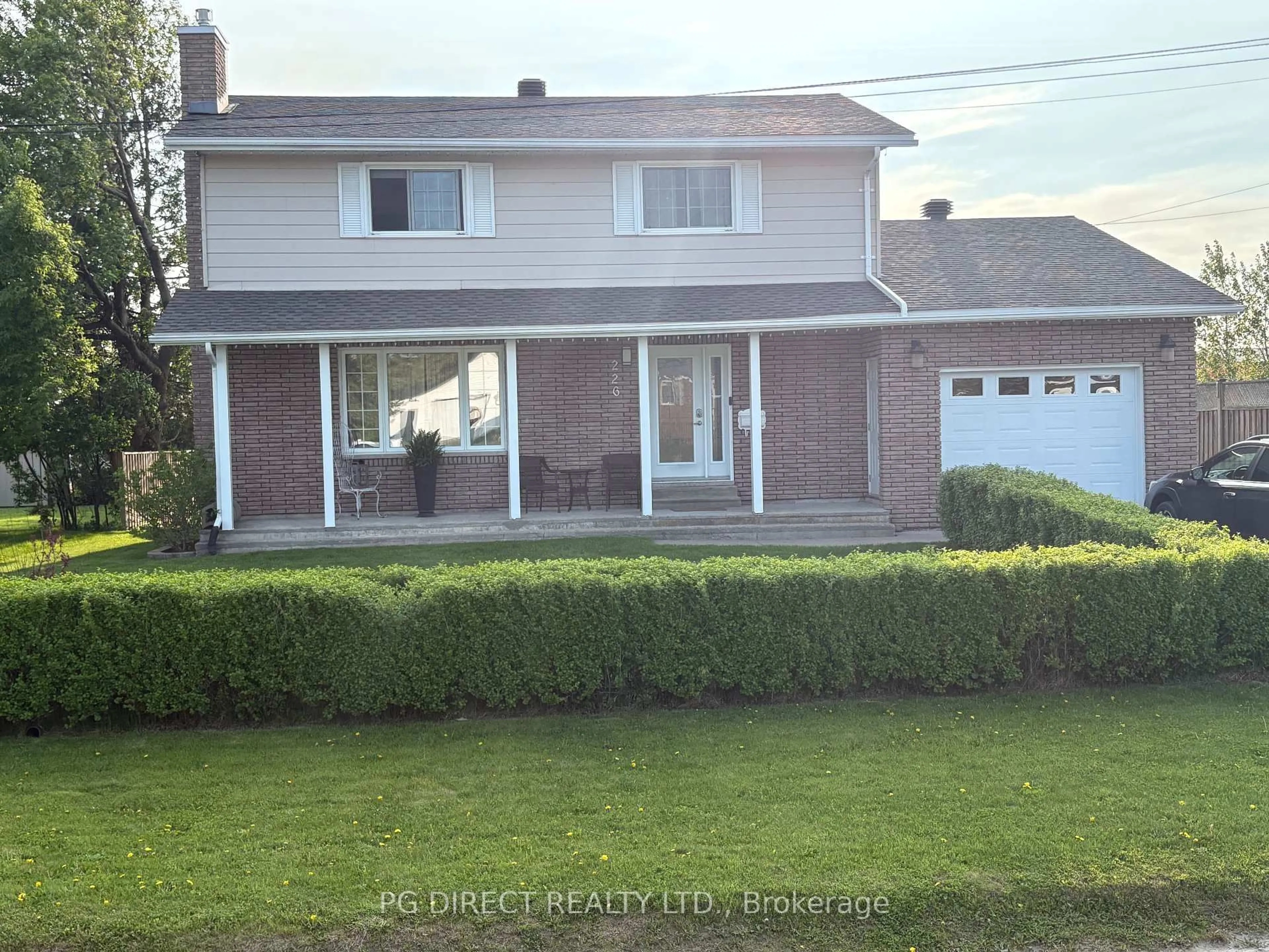 A pic from outside/outdoor area/front of a property/back of a property/a pic from drone, street for 226 Laurette St, Temiskaming Shores Ontario P0J 1P0