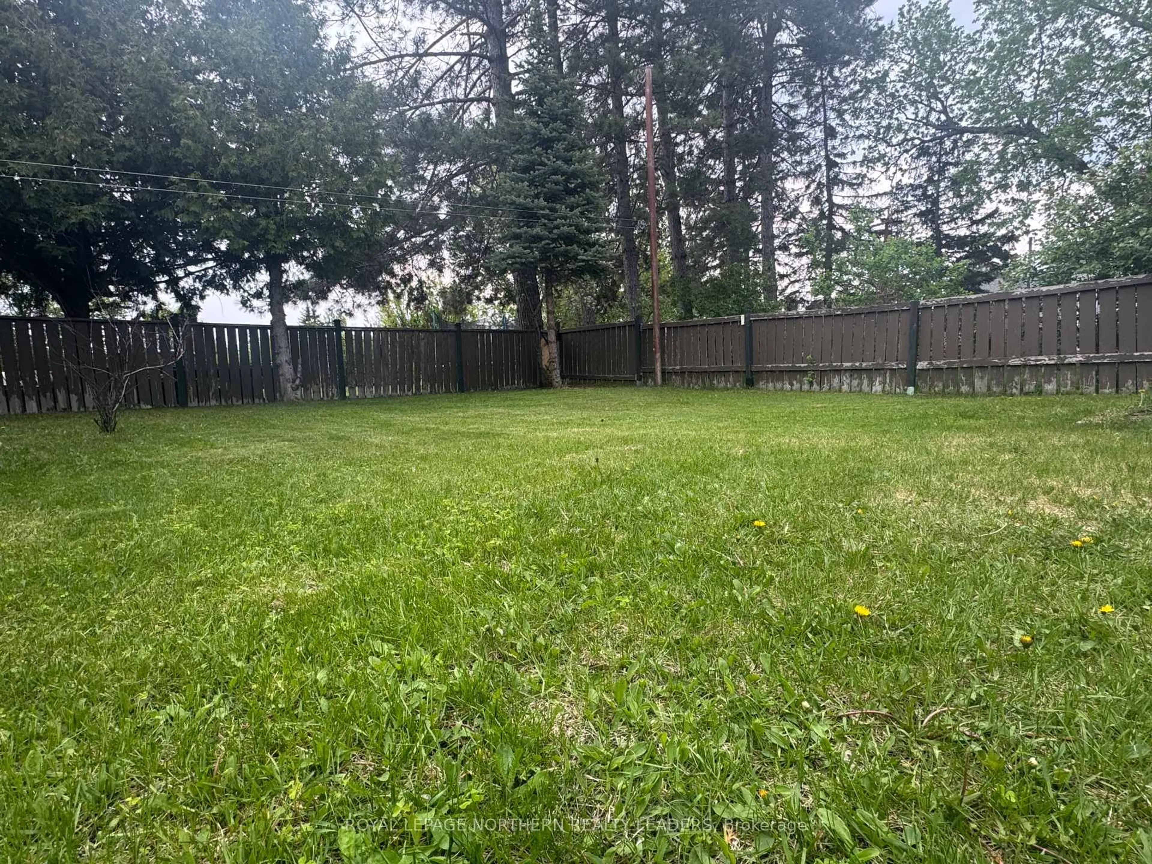 A pic from outside/outdoor area/front of a property/back of a property/a pic from drone, forest/trees view for 353 Dale Ave, Timmins Ontario P4N 1M8