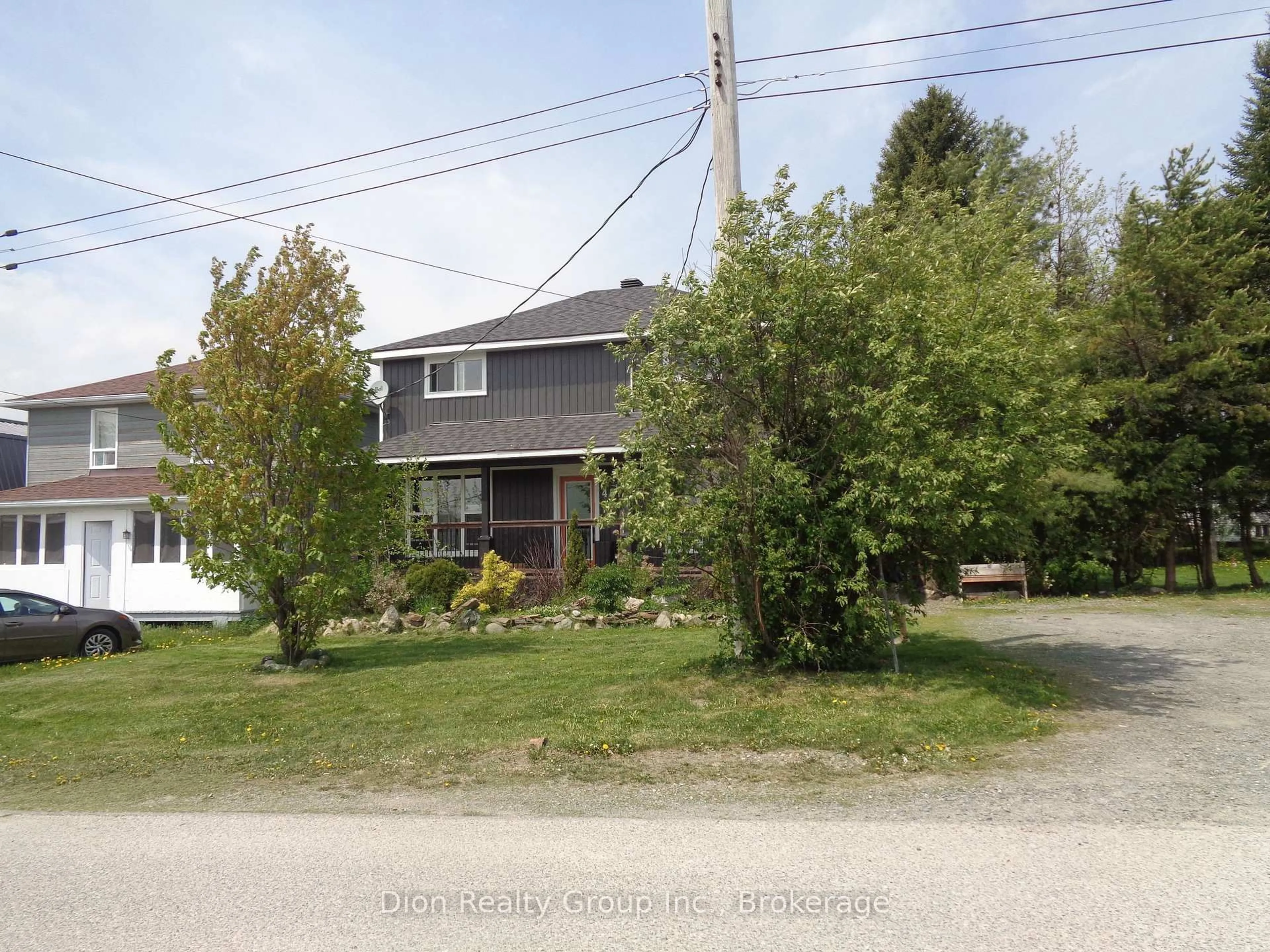 A pic from outside/outdoor area/front of a property/back of a property/a pic from drone, street for 48 Sixth Ave, Larder Lake Ontario P0K 1L0