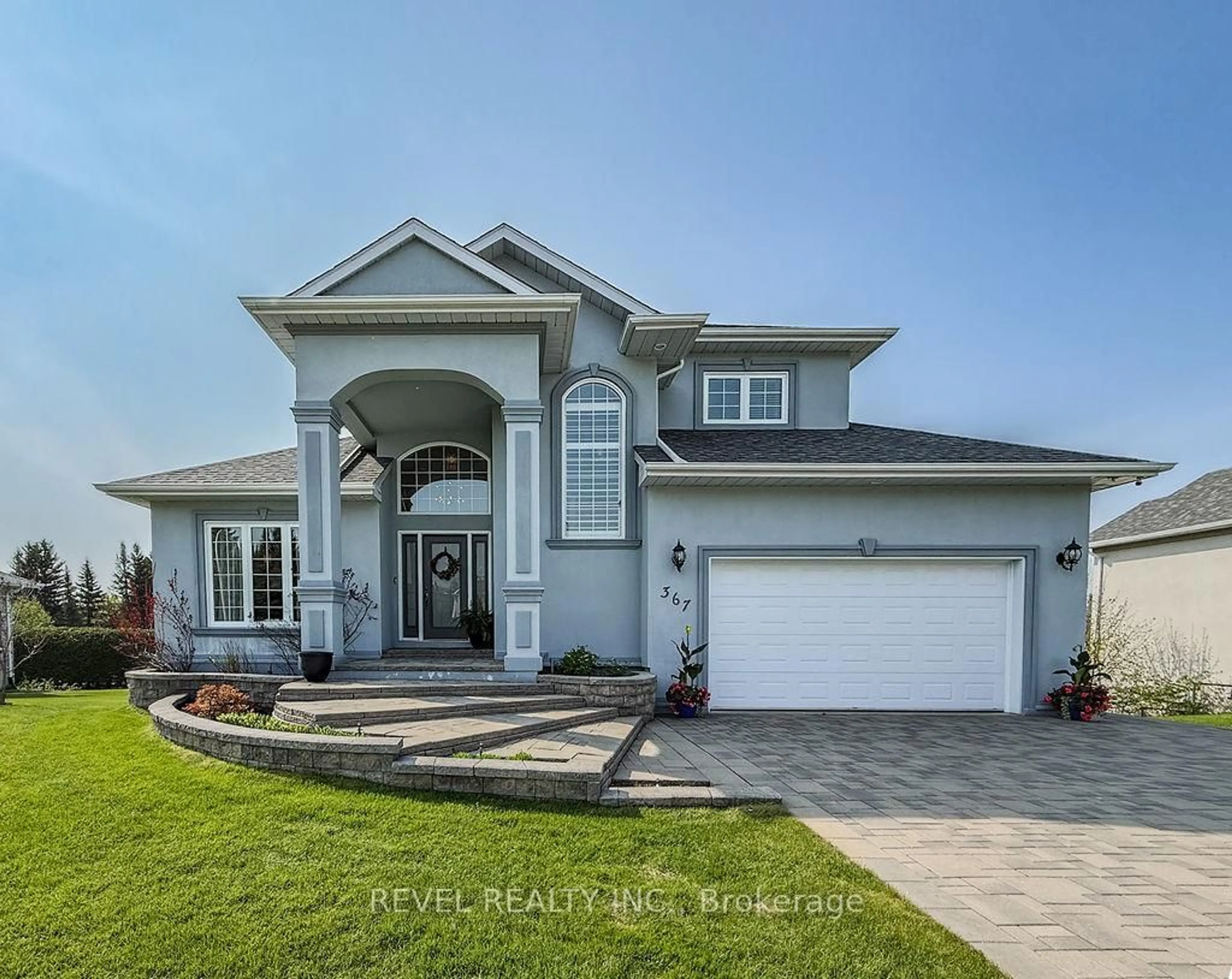 Home with vinyl exterior material, water/lake/river/ocean view for 367 Bonaventure Dr, Timmins Ontario P4R 1L5