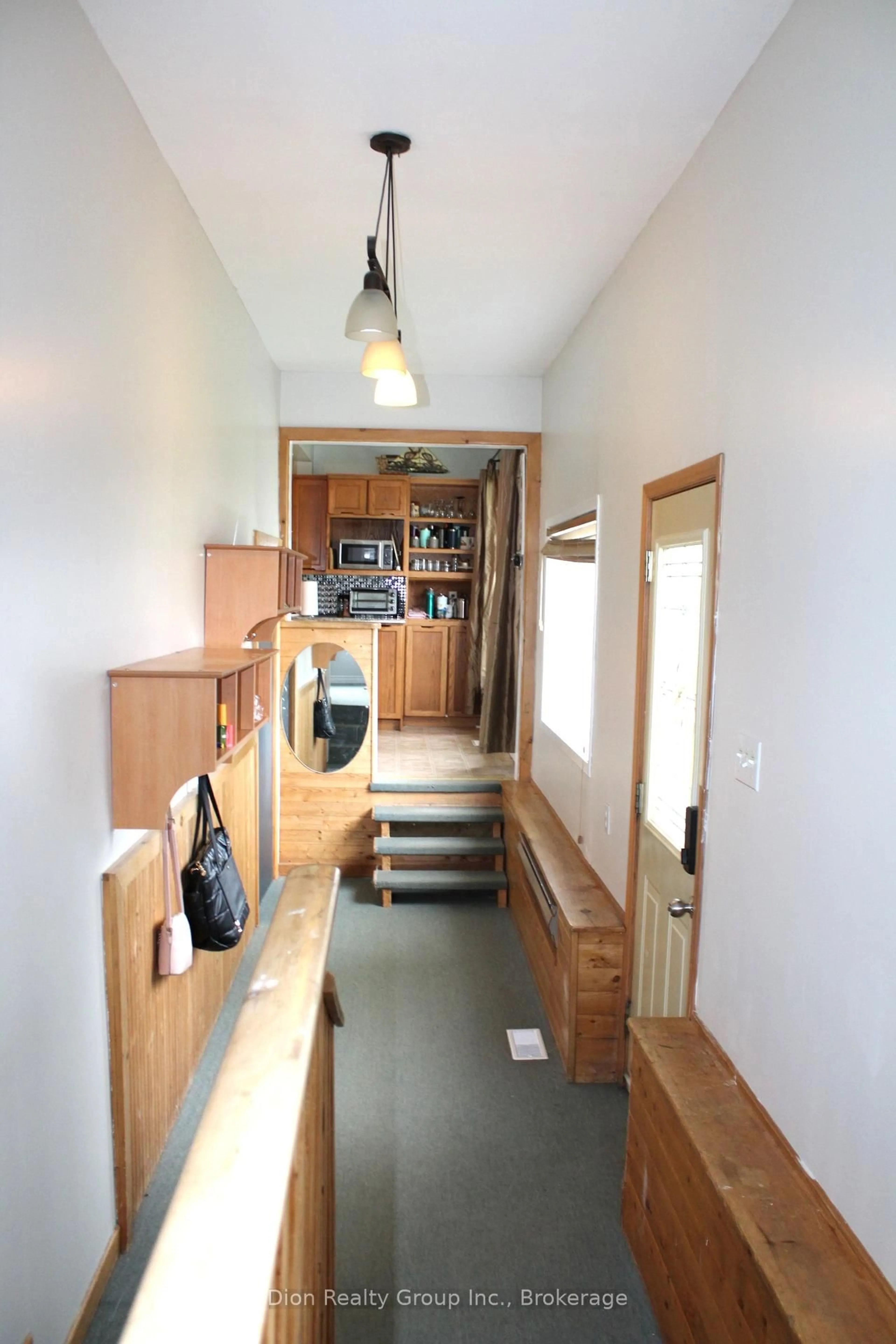 Indoor entryway for 58 Third St, Kirkland Lake Ontario P2N 1S4