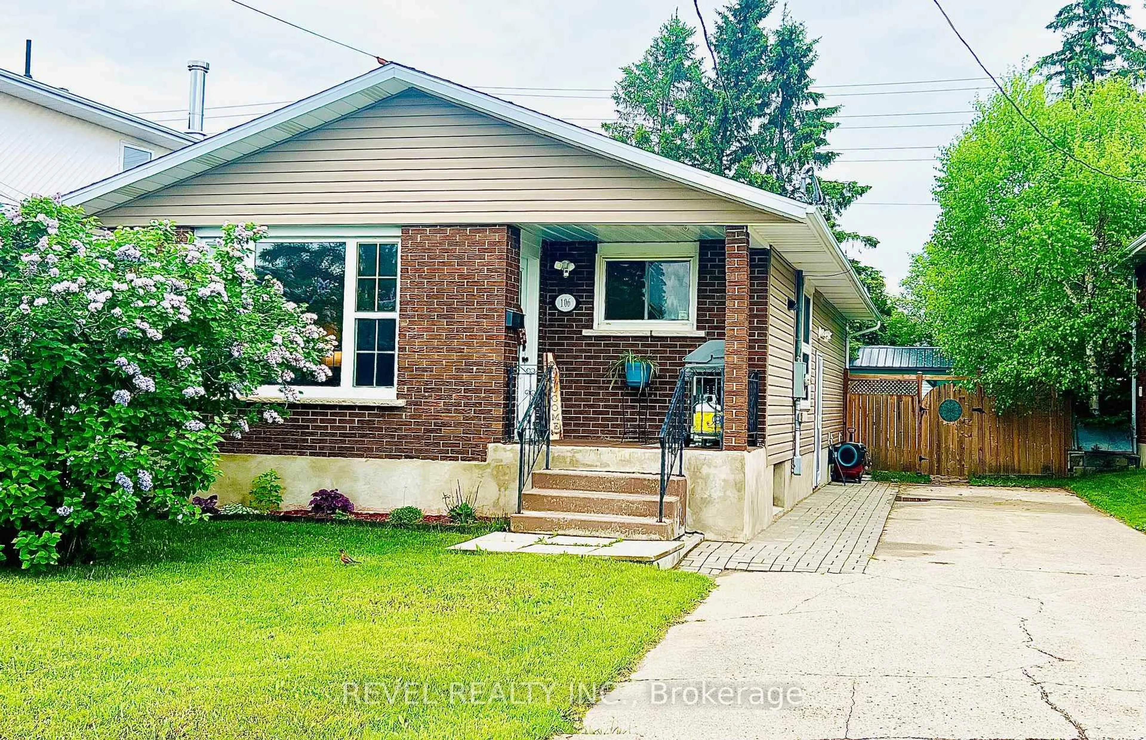 Home with brick exterior material, street for 106 Moneta Ave, Timmins Ontario P4N 7R6