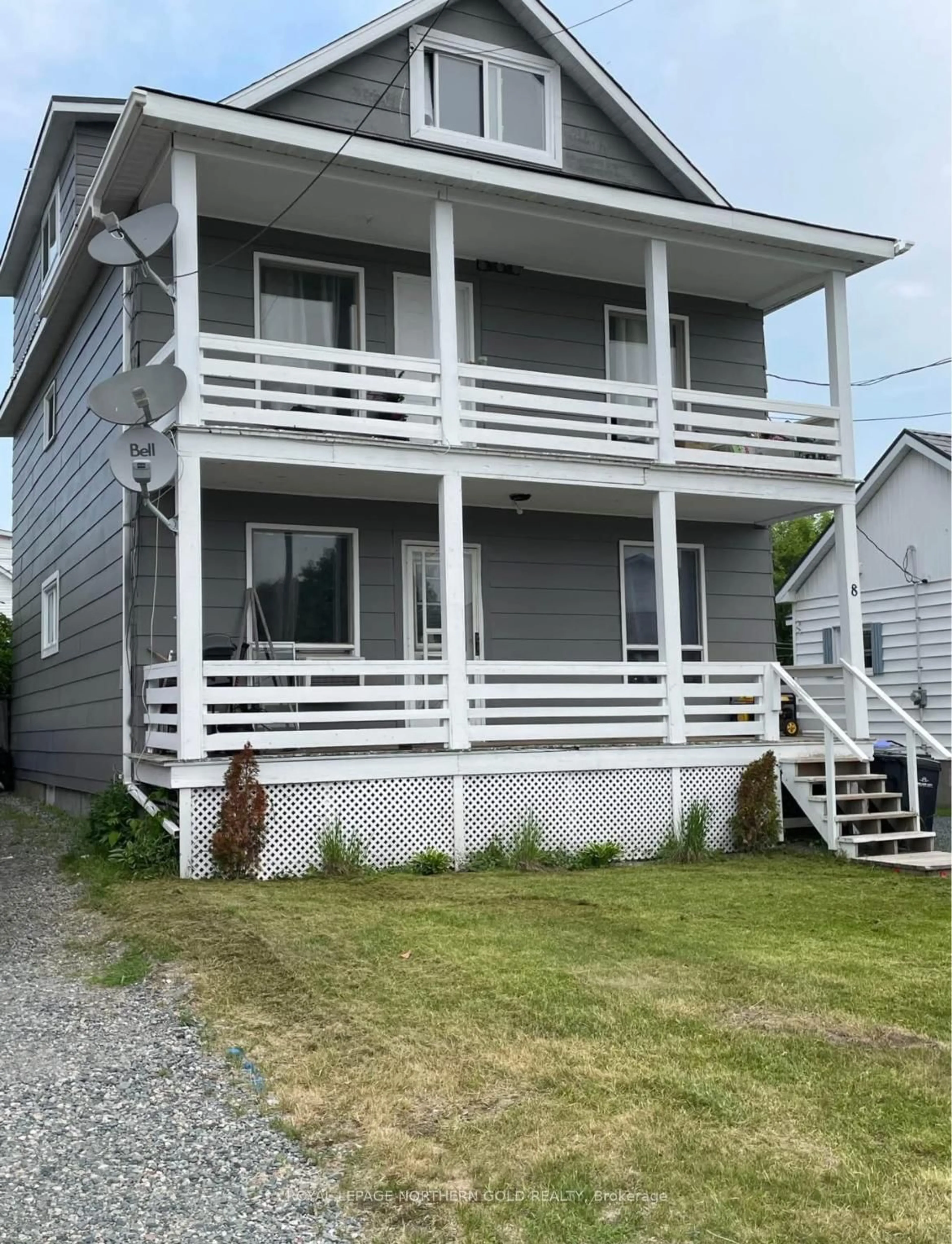 Home with vinyl exterior material, unknown for 8 Poplar Ave, Kirkland Lake Ontario P2N 2M3