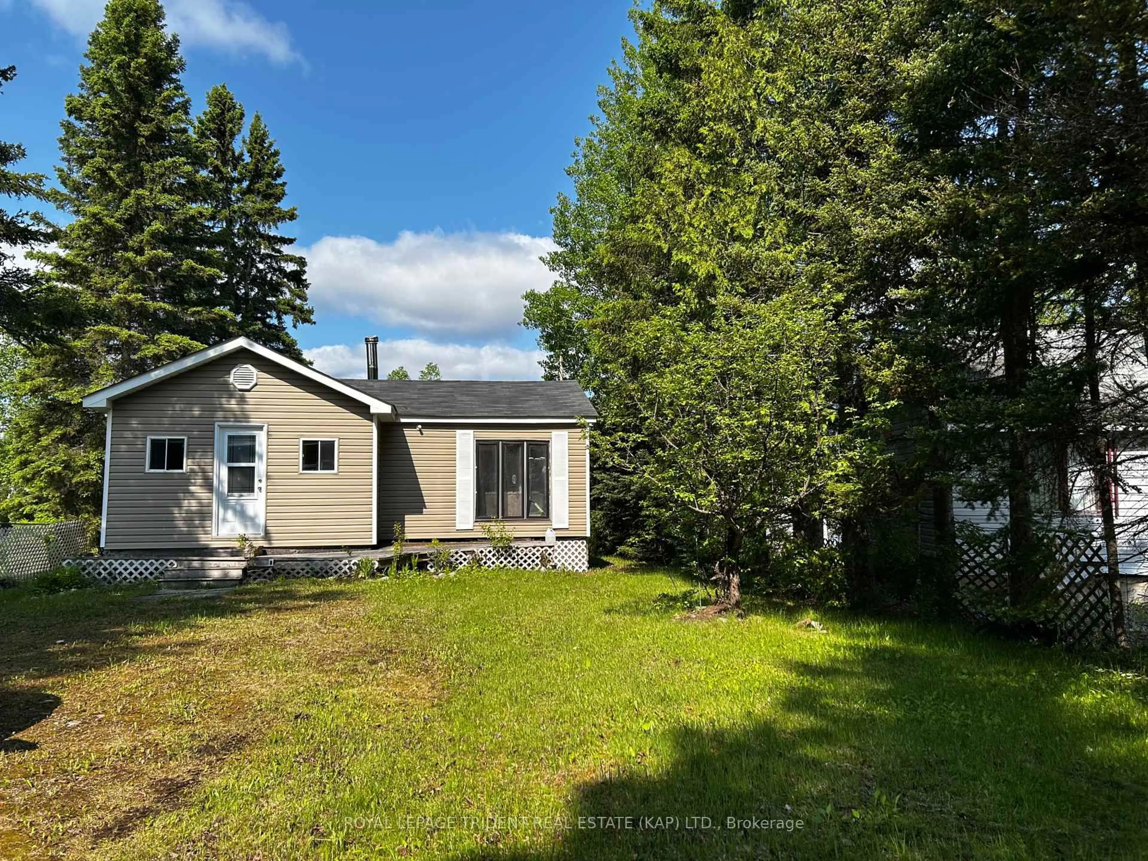 A pic from outside/outdoor area/front of a property/back of a property/a pic from drone, unknown for 59 Remi Lake Rd, Moonbeam Ontario P0L 1V0