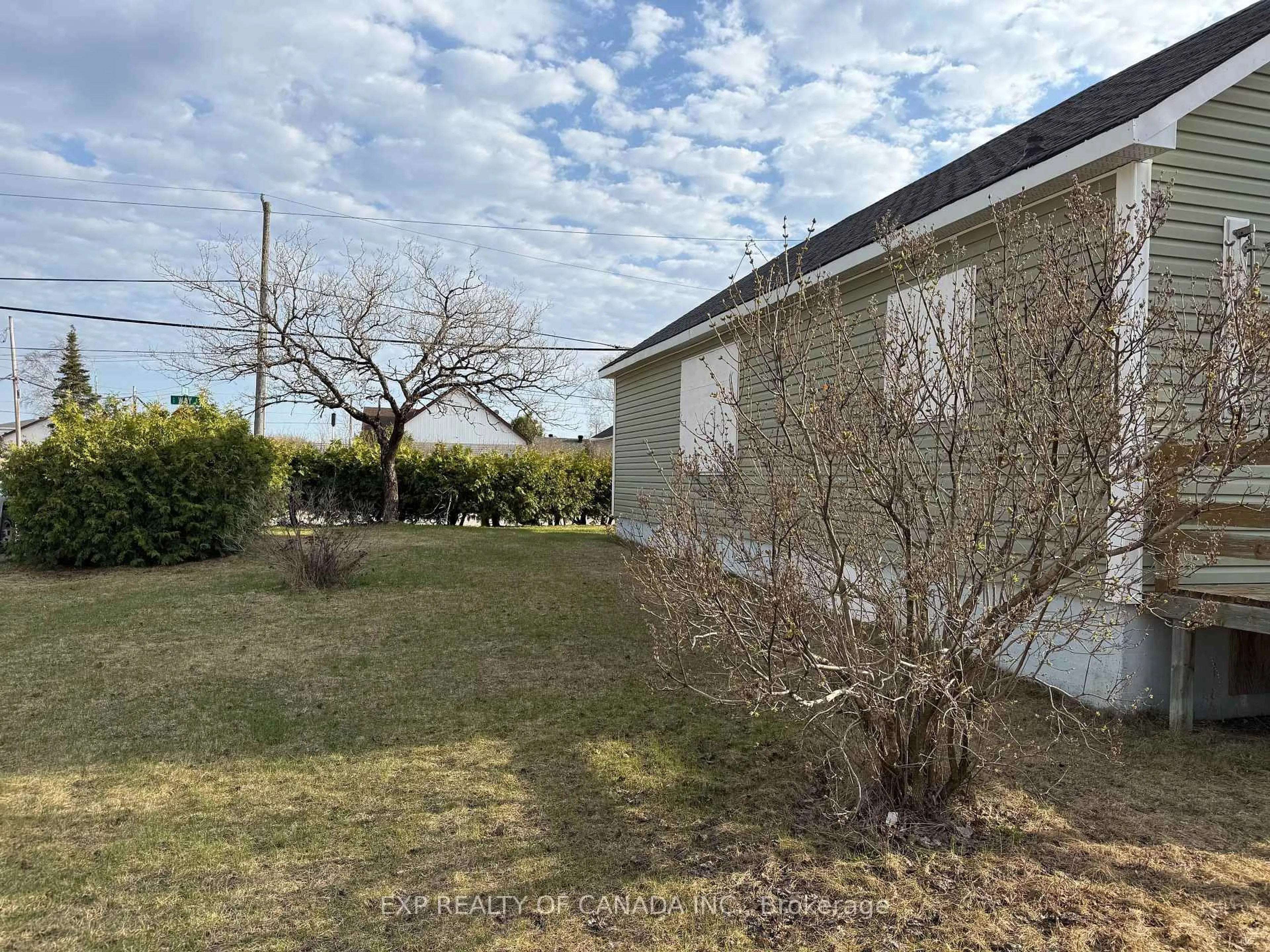 A pic from outside/outdoor area/front of a property/back of a property/a pic from drone, street for 86 Way Ave, Timmins Ontario P4N 3C7