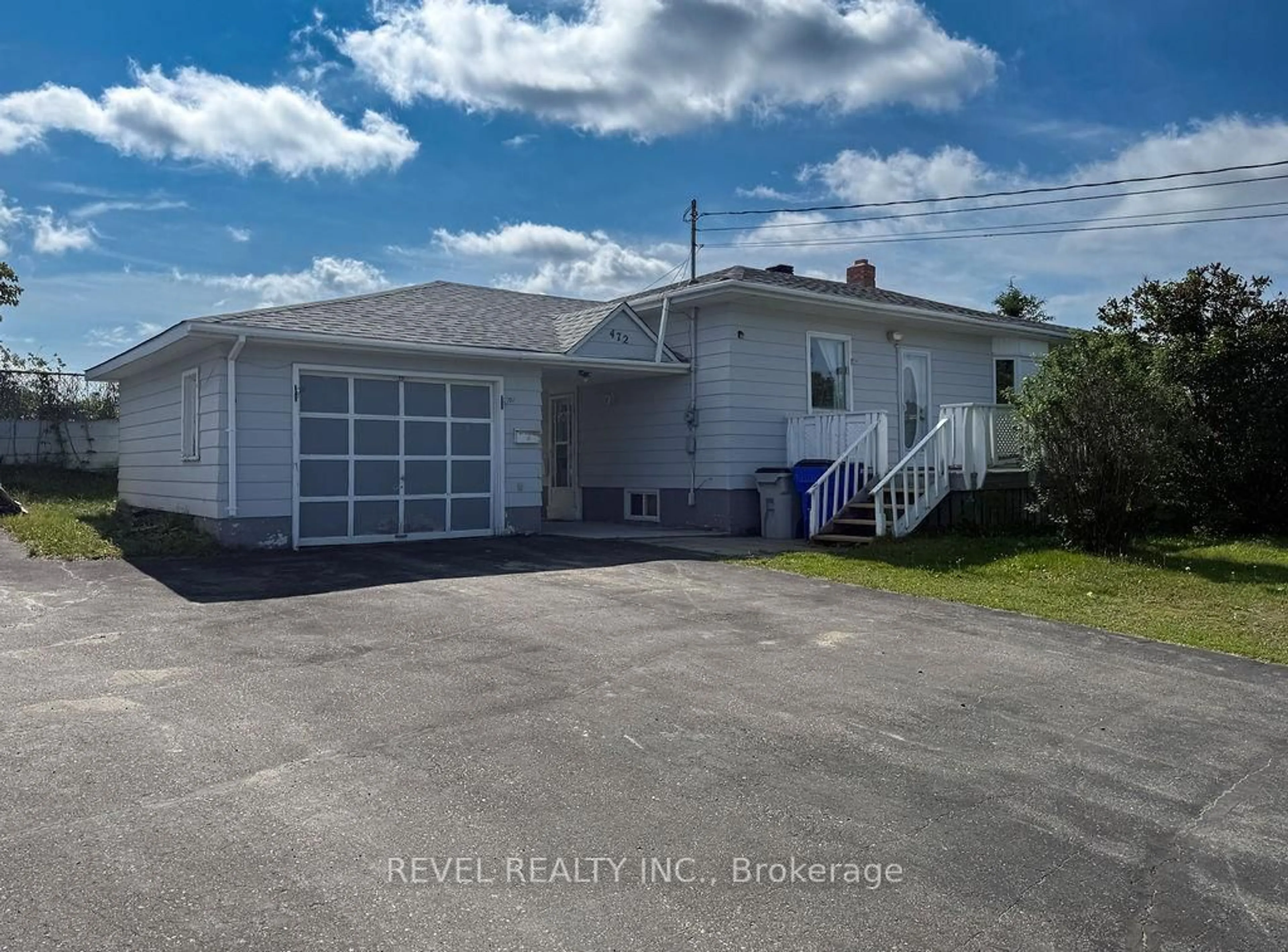A pic from outside/outdoor area/front of a property/back of a property/a pic from drone, unknown for 472 Tonelli St, Timmins Ontario P4N 7B6