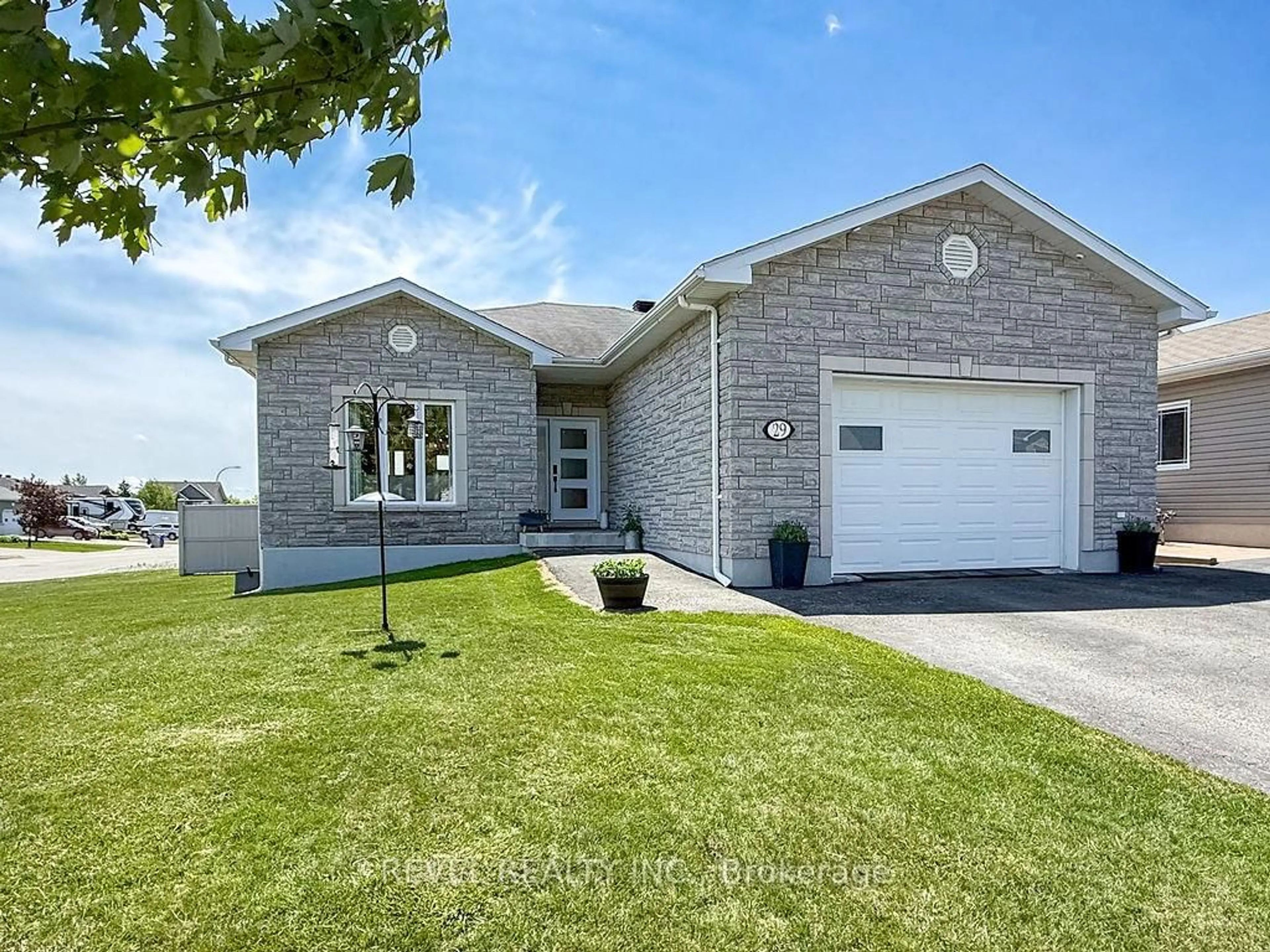 Home with brick exterior material, street for 29 Majestic Dr, Timmins Ontario P4R 1N6