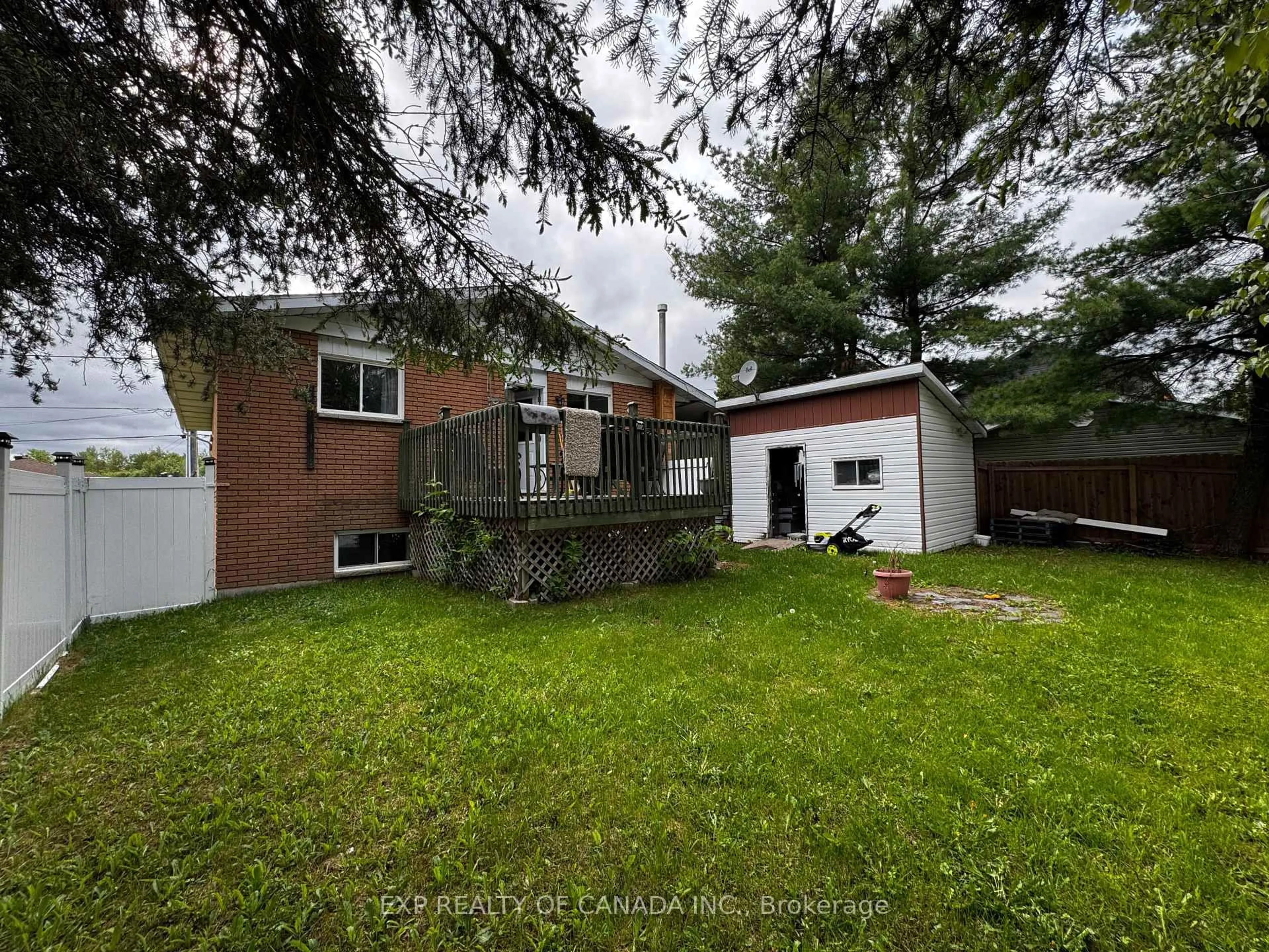 A pic from outside/outdoor area/front of a property/back of a property/a pic from drone, unknown for 225 Rekela St, Timmins Ontario P0N 1C0