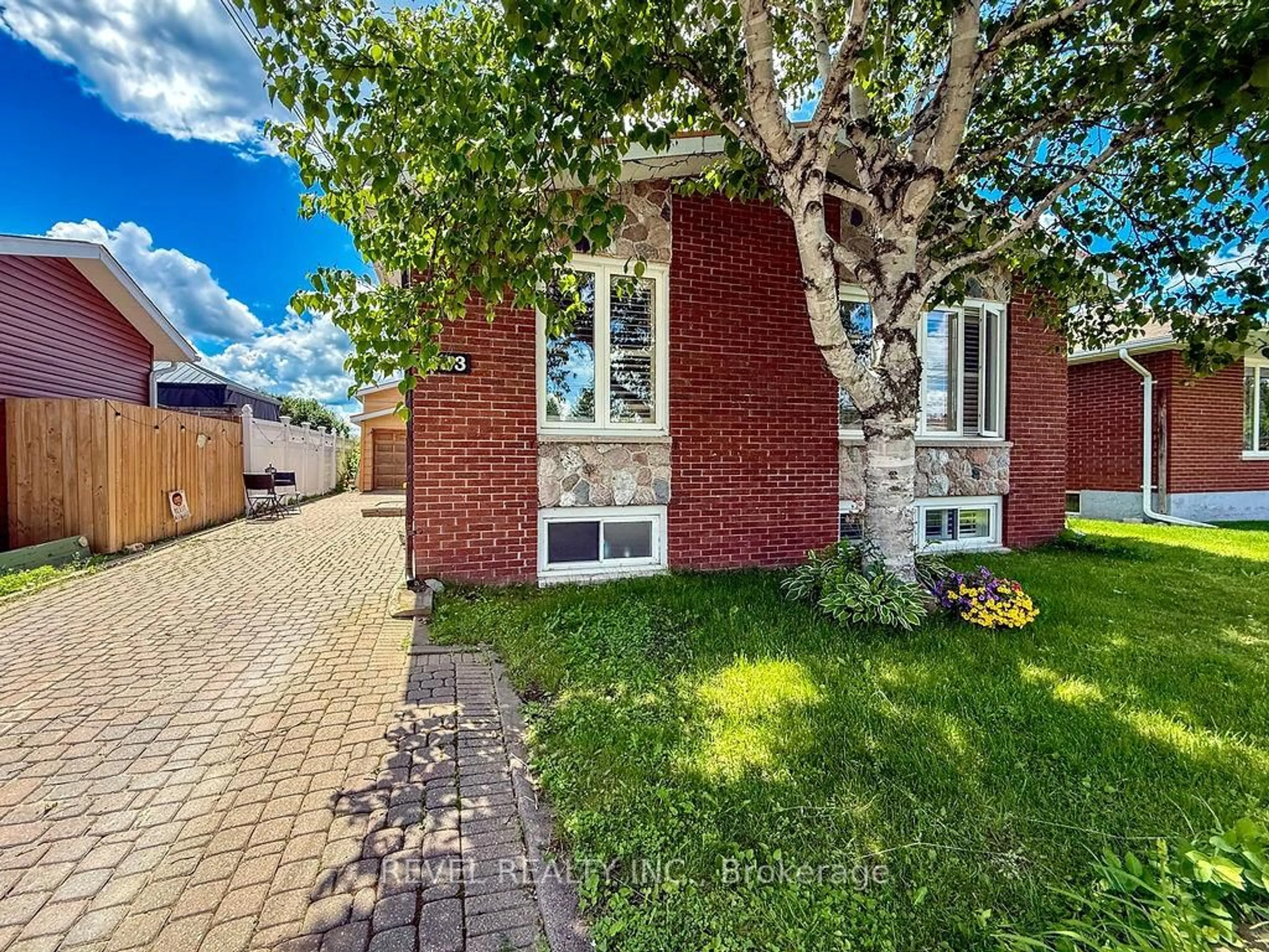 Home with brick exterior material, street for 123 Hellen Ave, Timmins Ontario P0N 1H0