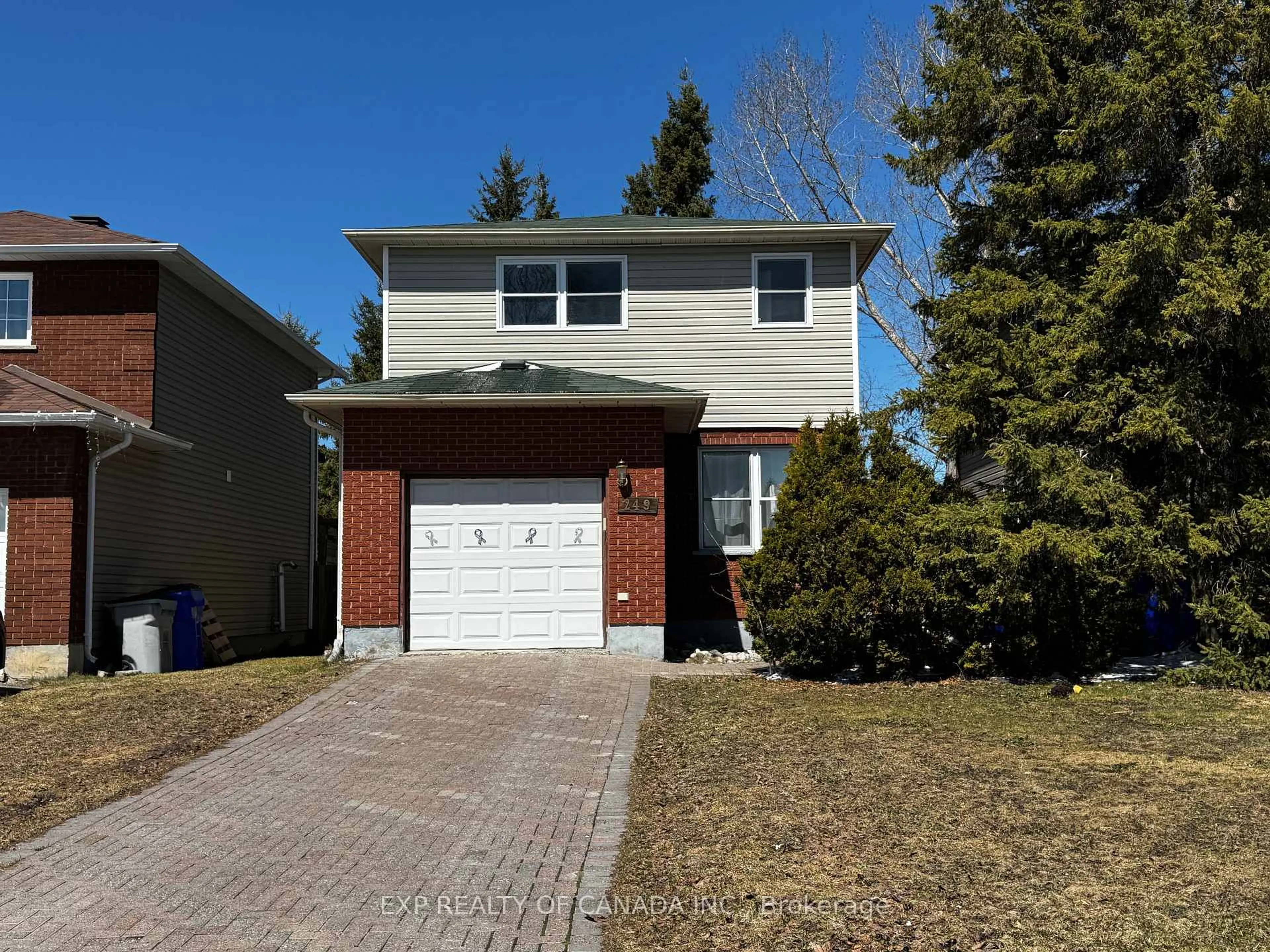 Home with brick exterior material, street for 249 Malette Cres, Timmins Ontario P4P 1C4
