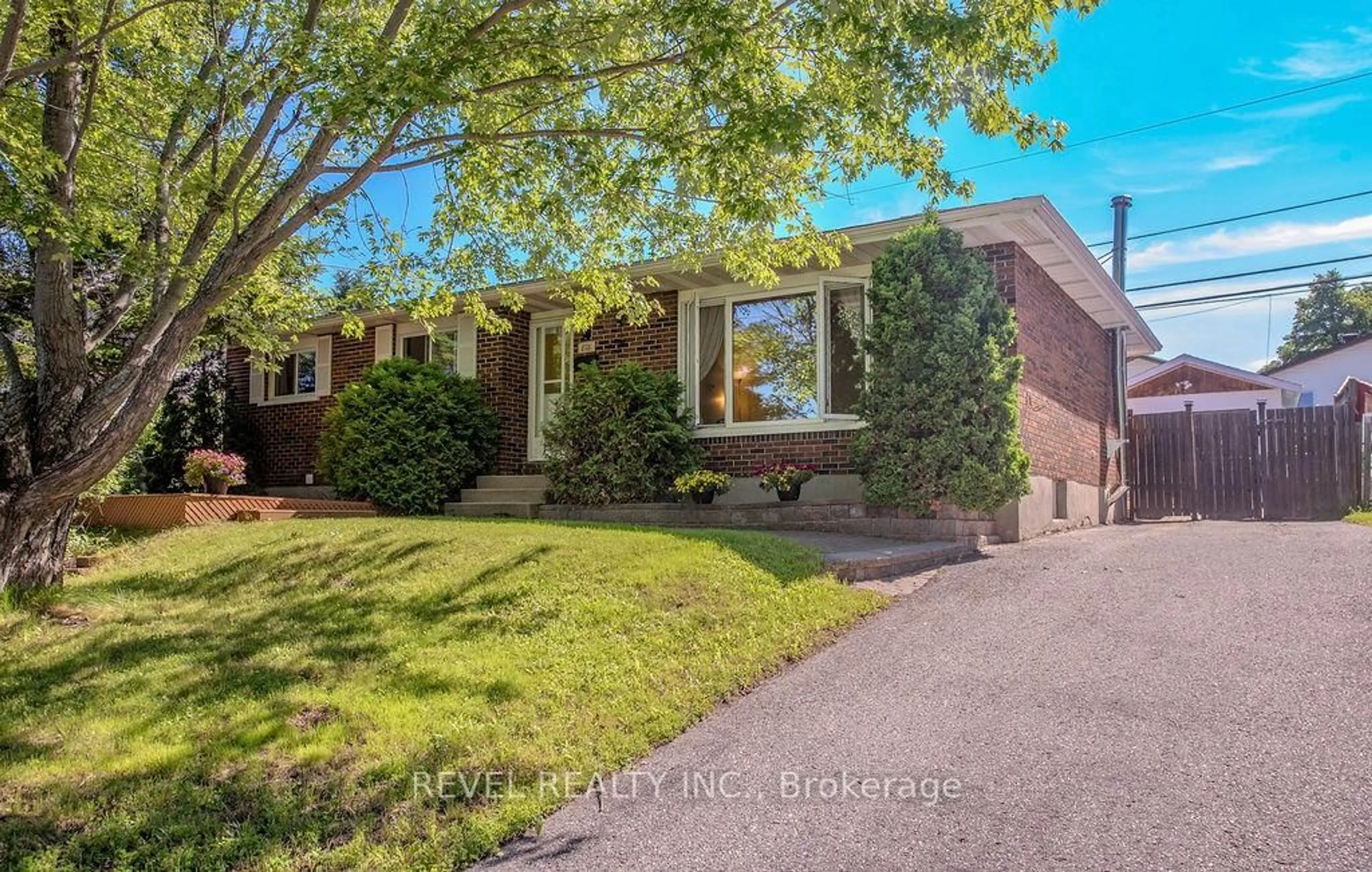 Home with brick exterior material, street for 878 Rheaume Cres, Timmins Ontario P4N 7S3