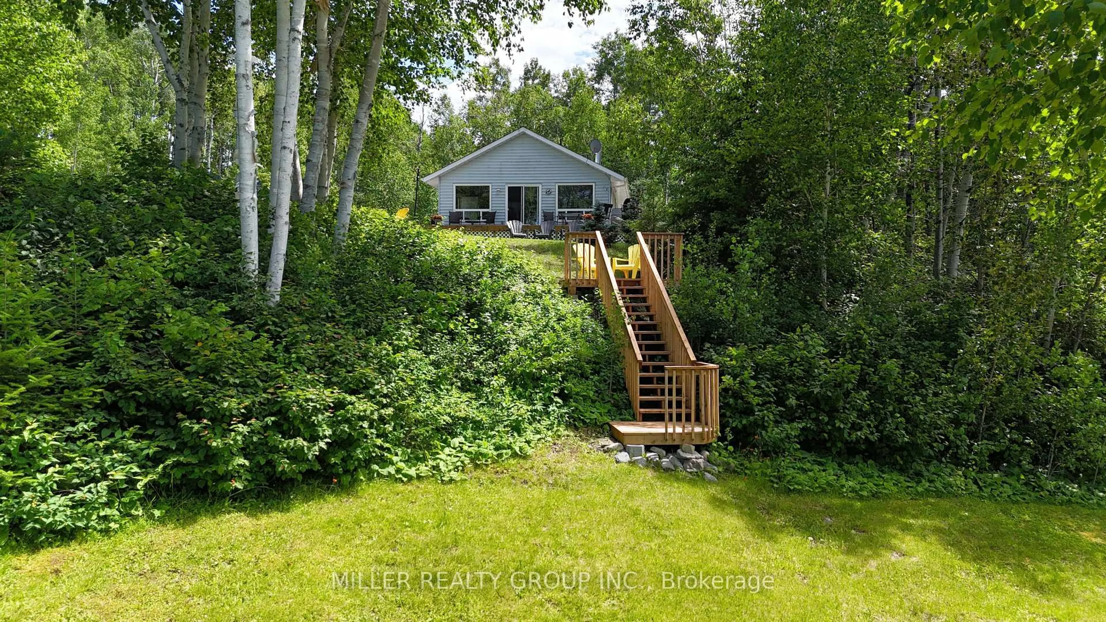A pic from outside/outdoor area/front of a property/back of a property/a pic from drone, unknown for 877501 Bass Lake Rd, Coleman Ontario P0J 1C0