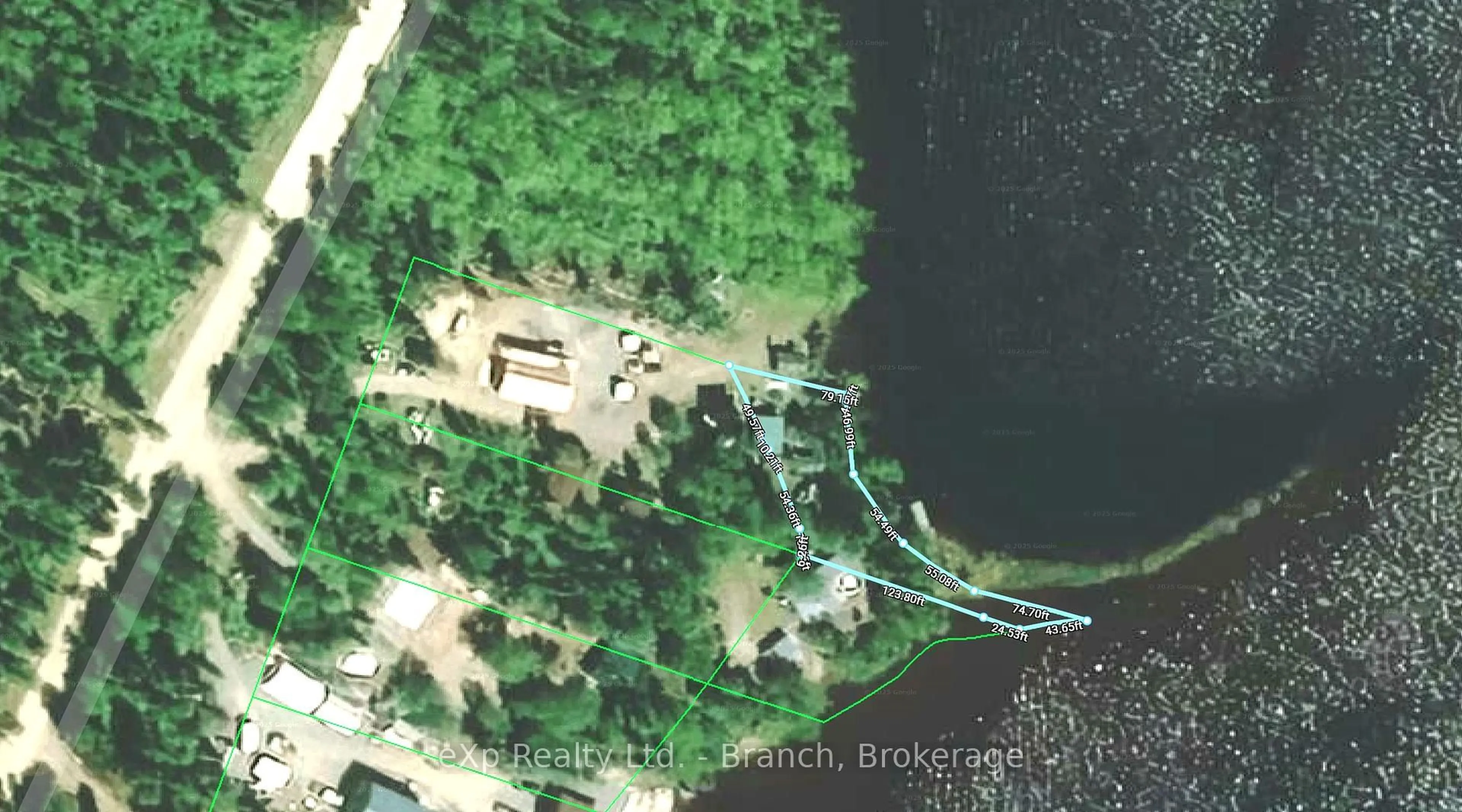 A pic from outside/outdoor area/front of a property/back of a property/a pic from drone, water/lake/river/ocean view for LT 7 PAPAKOMEKA Lake Rd, Timmins Ontario P4N 7C5
