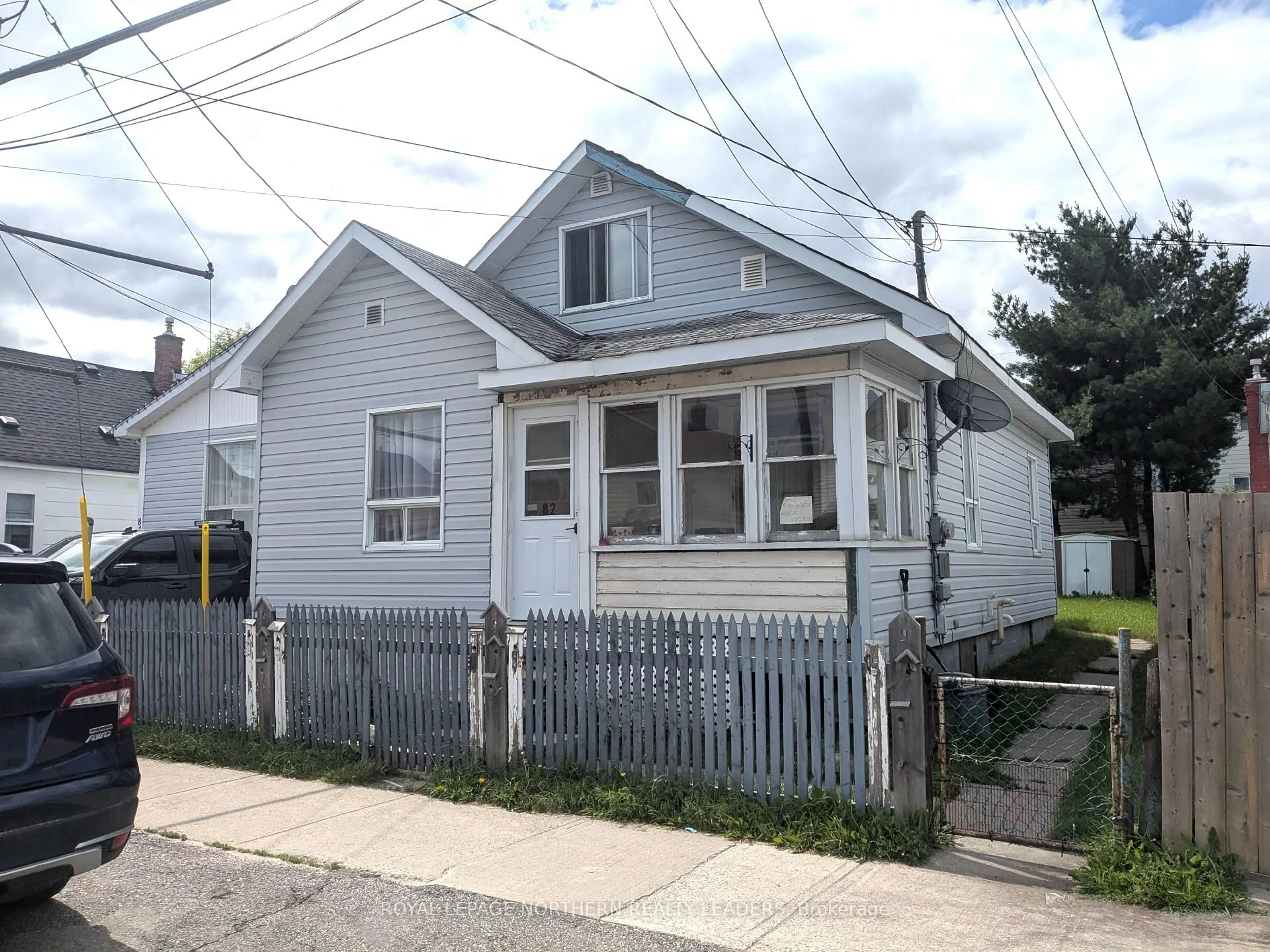 Home with vinyl exterior material, street for 82 Croatia Ave, Timmins Ontario P0N 1G0