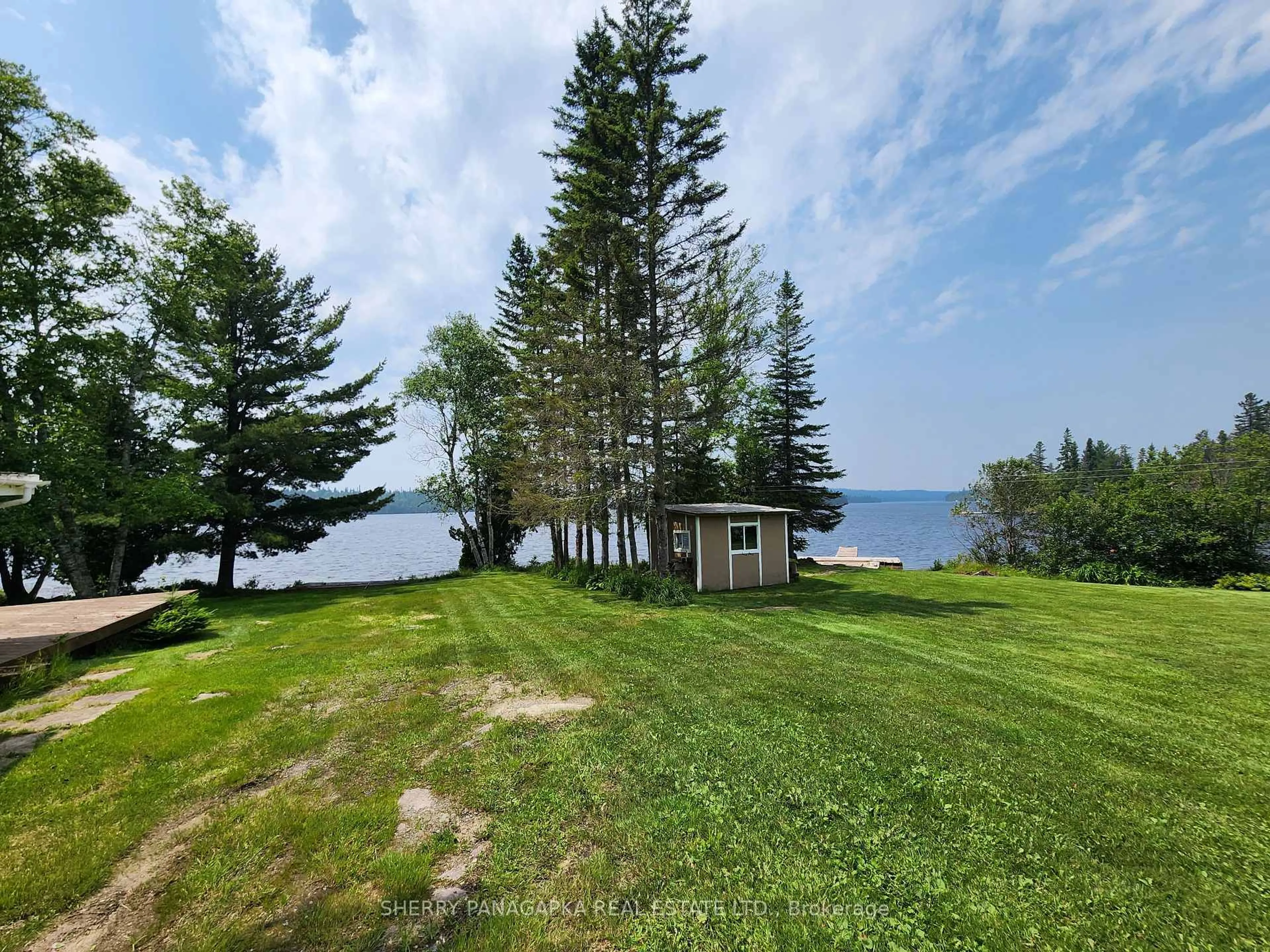 A pic from outside/outdoor area/front of a property/back of a property/a pic from drone, water/lake/river/ocean view for 240 Grenfell Rd, Kirkland Lake Ontario P0K 1T0