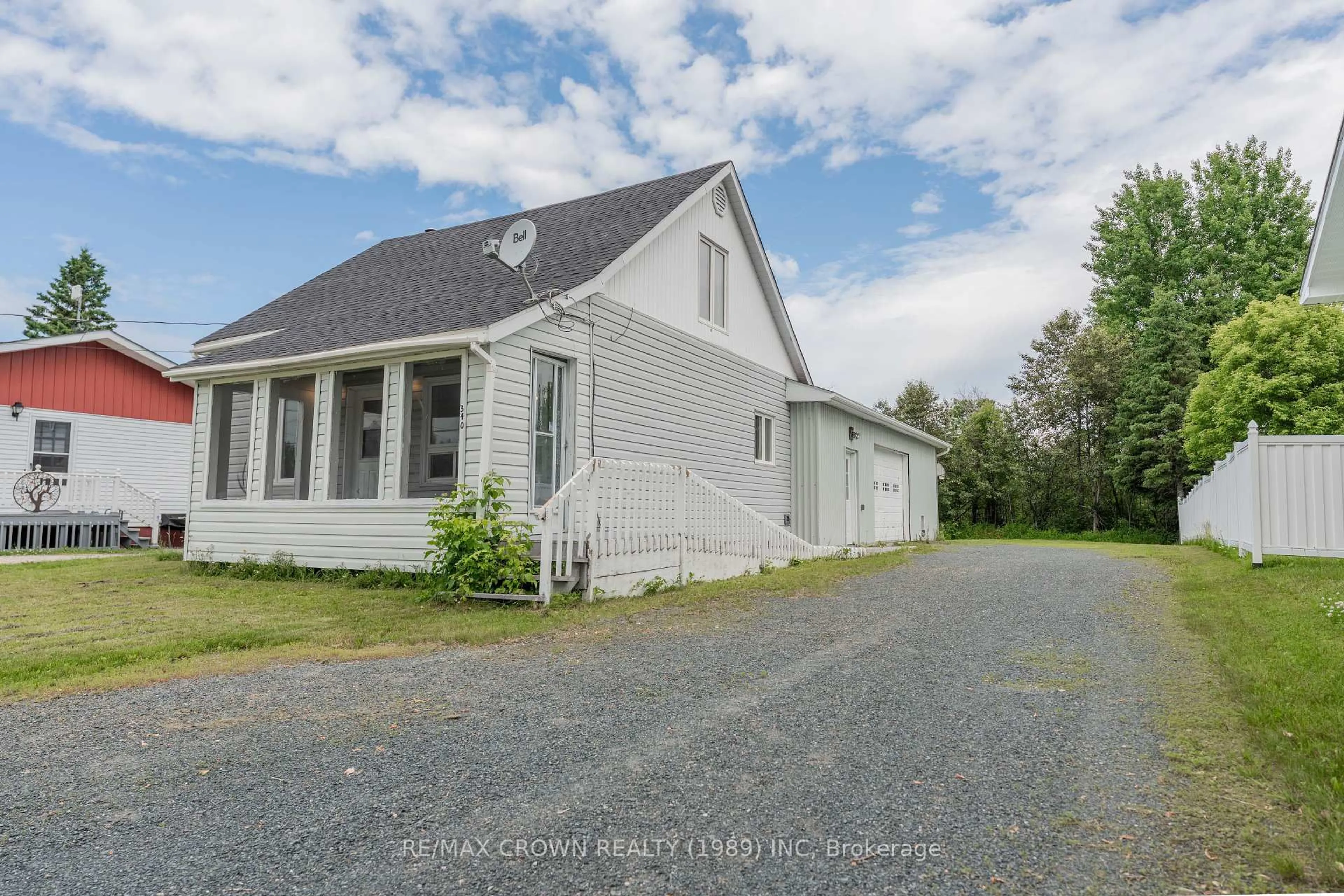A pic from outside/outdoor area/front of a property/back of a property/a pic from drone, street for 340 Main St, Smooth Rock Falls Ontario P0L 2B0