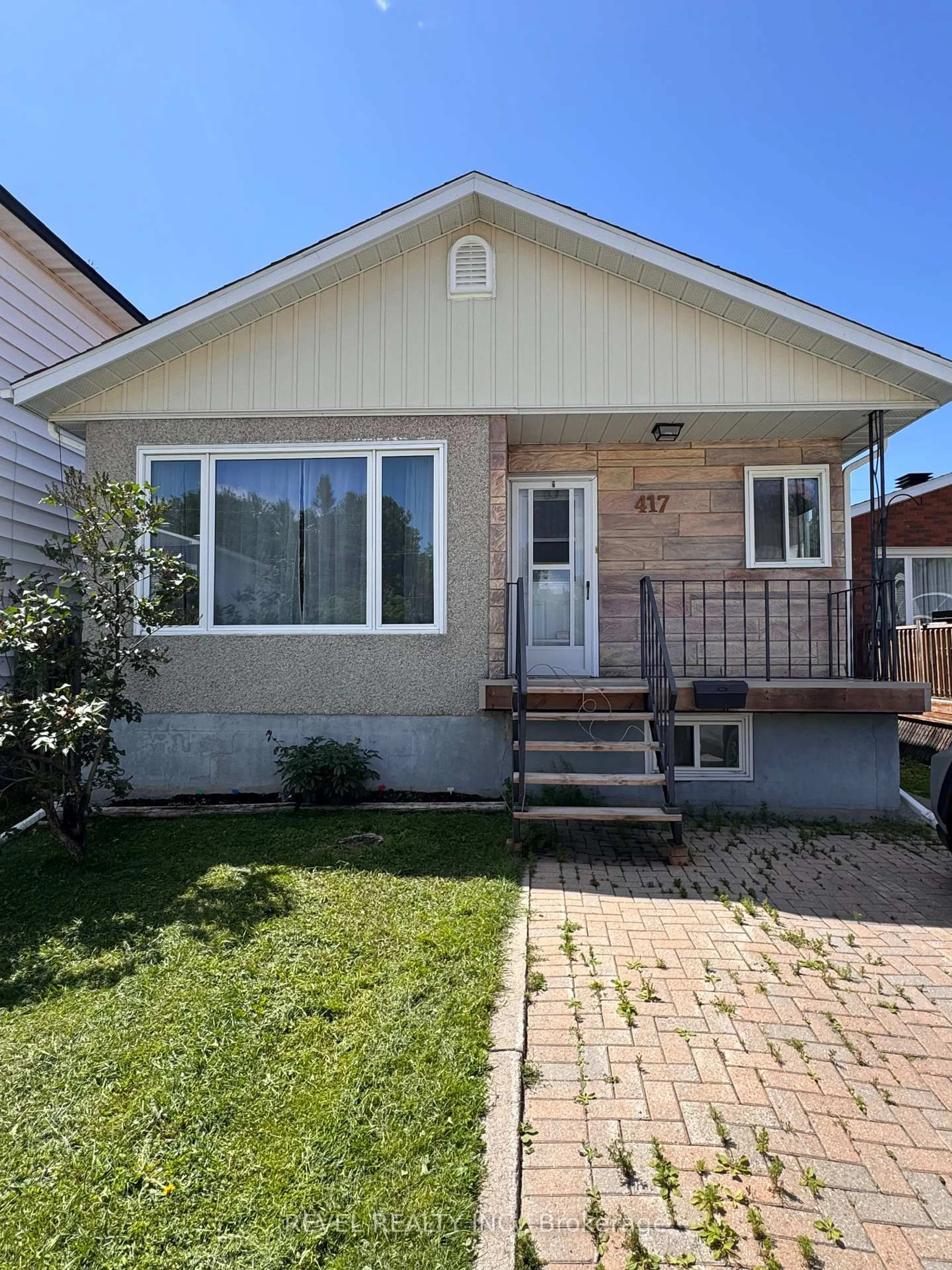 Home with brick exterior material, street for 417 Hemlock St, Timmins Ontario P4N 6T4