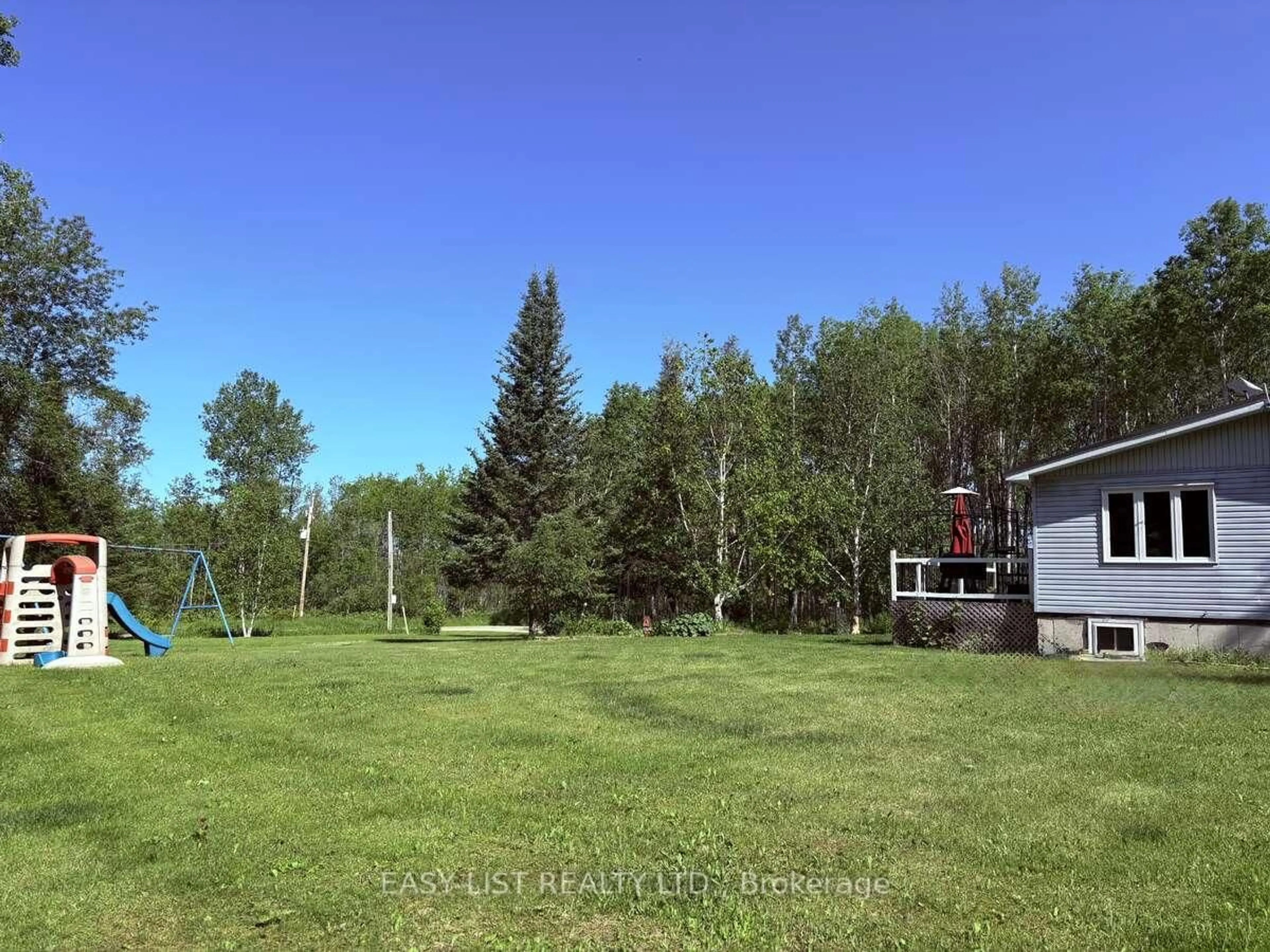 A pic from outside/outdoor area/front of a property/back of a property/a pic from drone, forest/trees view for 1058 Ruby Rd, Black River Matheson Ontario P0K 1N0
