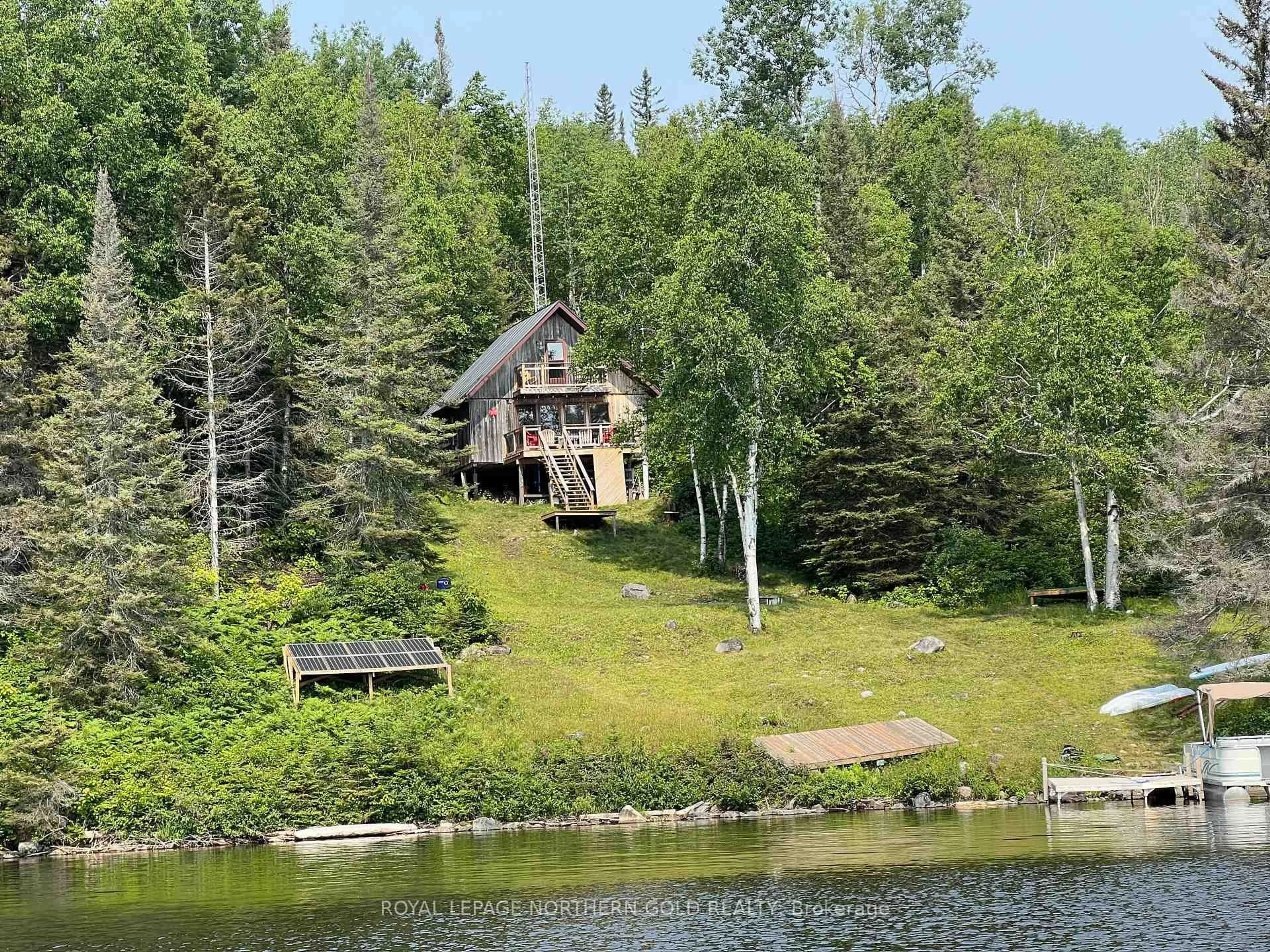 A pic from outside/outdoor area/front of a property/back of a property/a pic from drone, water/lake/river/ocean view for PCL9572 SEC CST, MCVITTIE, Kirkland Lake Ontario P0K 1L0