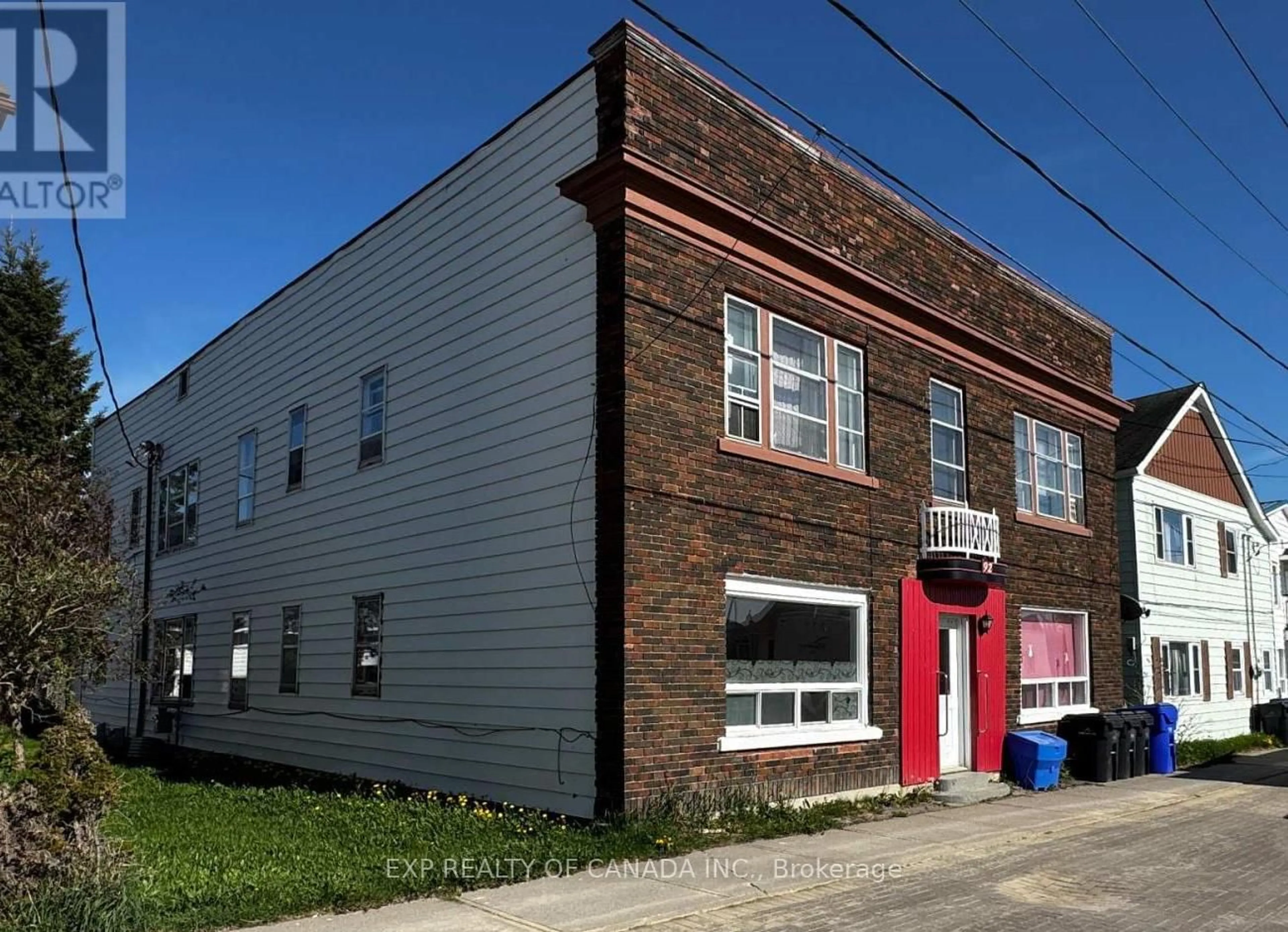 Home with brick exterior material, building for 92 Prospect Ave, Kirkland Lake Ontario P2N 2W8