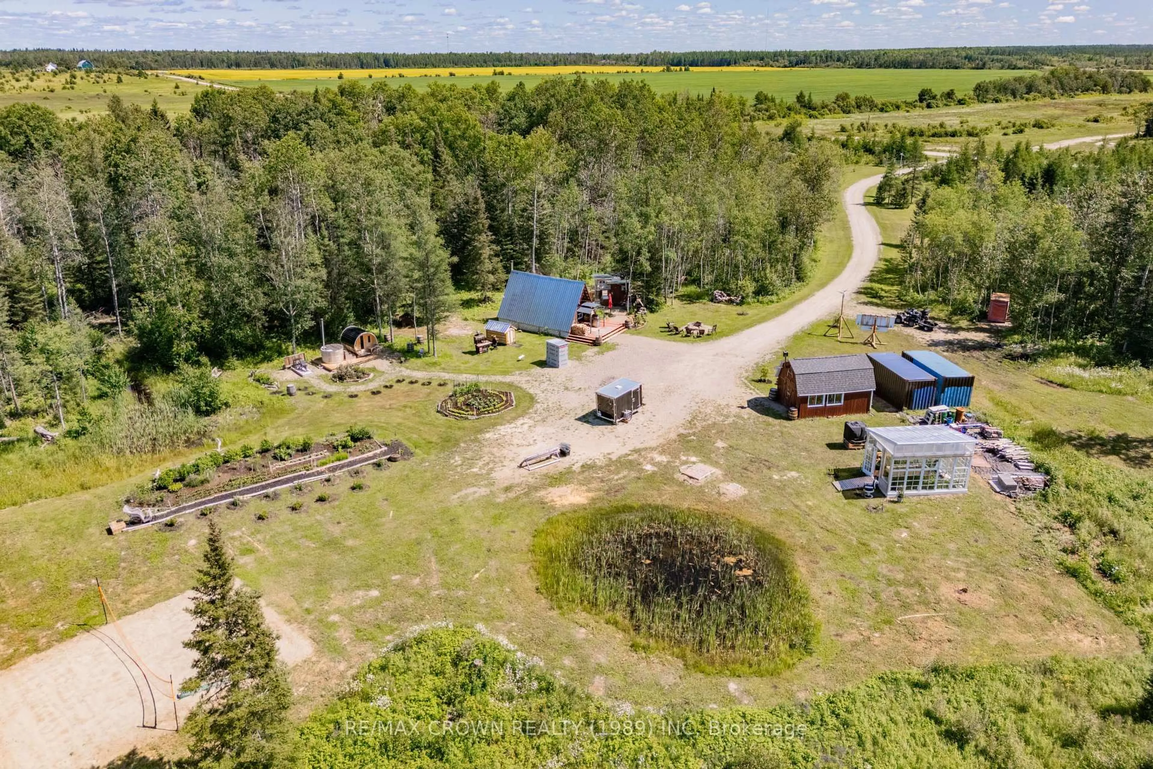 A pic from outside/outdoor area/front of a property/back of a property/a pic from drone, unknown for 22 Parent Rd, Kapuskasing Ontario P0L 1M0