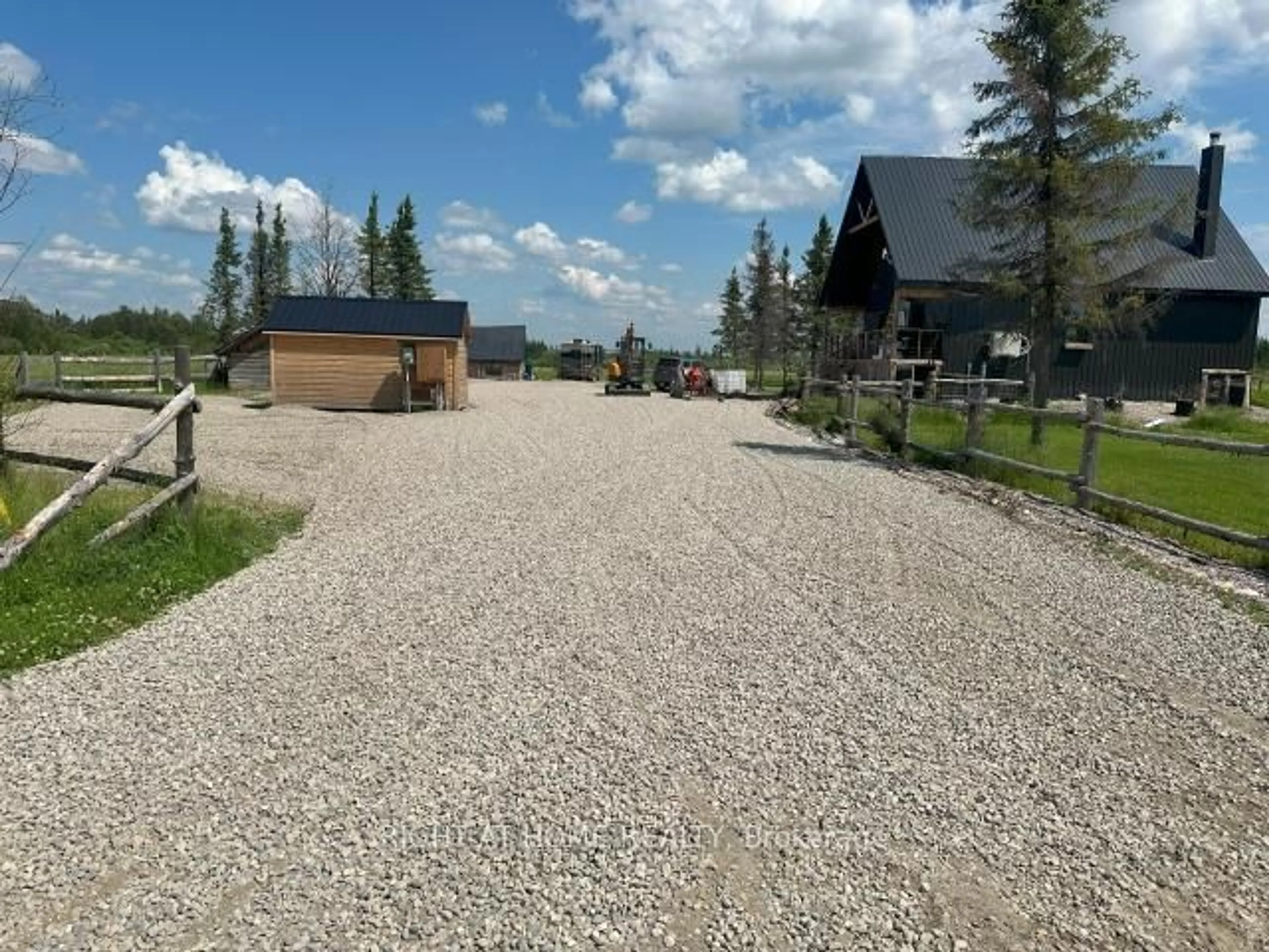 A pic from outside/outdoor area/front of a property/back of a property/a pic from drone, street for 680 Peltola Rd, Cochrane Ontario P0L 1C0