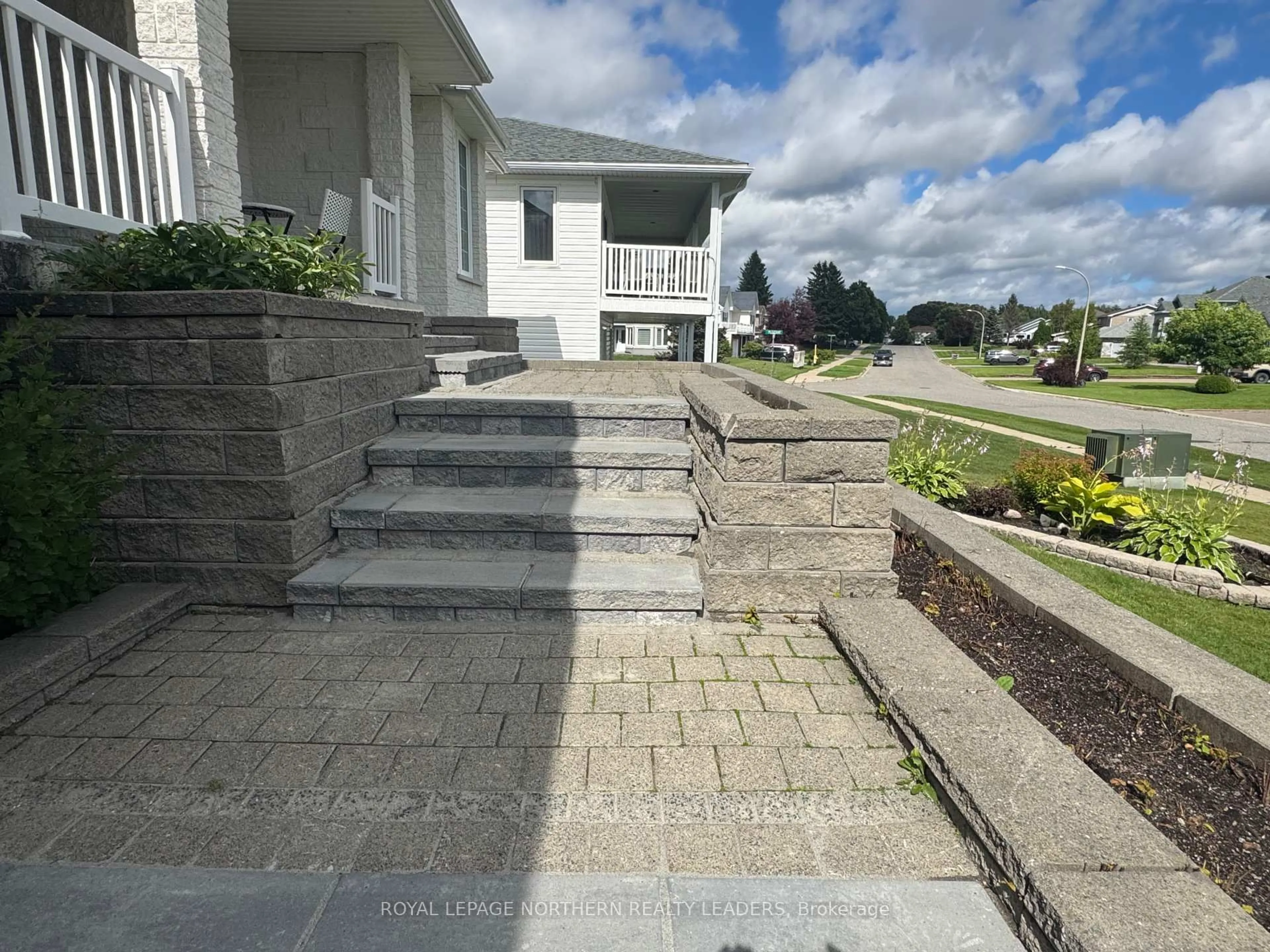 Patio, street for 410 Bonaventure Dr, Timmins Ontario P4R 1M6