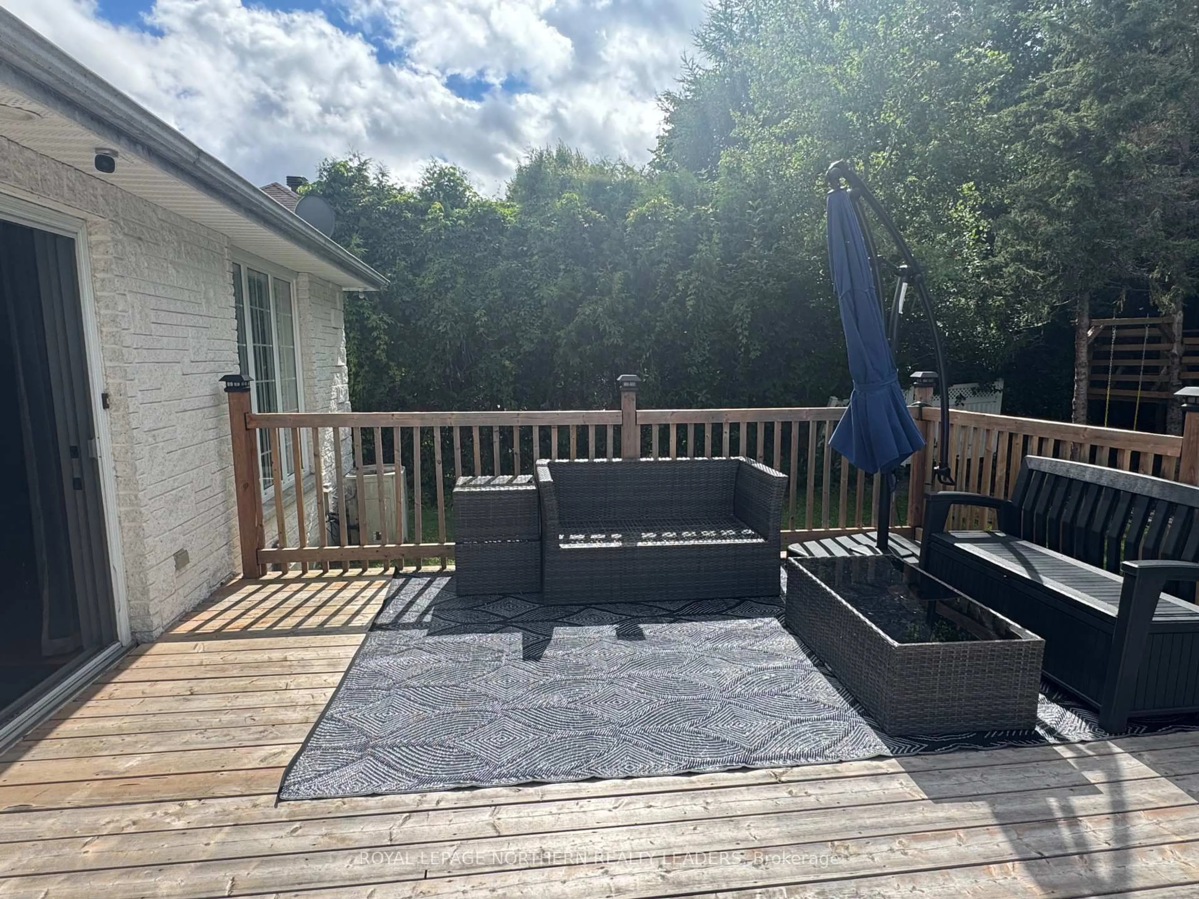 Patio, water/lake/river/ocean view for 410 Bonaventure Dr, Timmins Ontario P4R 1M6