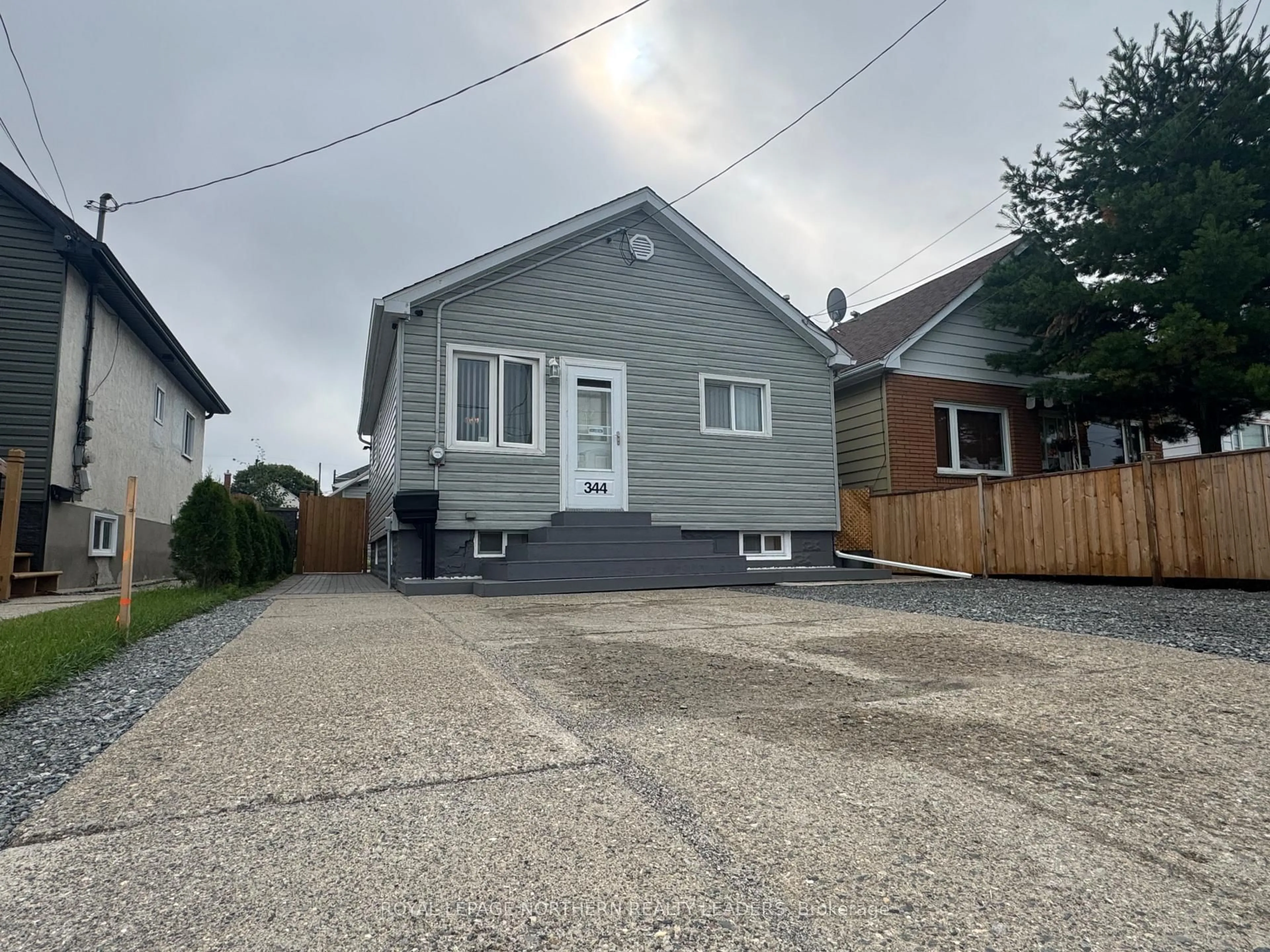 A pic from outside/outdoor area/front of a property/back of a property/a pic from drone, street for 344 Birch St, Timmins Ontario P4N 2B6
