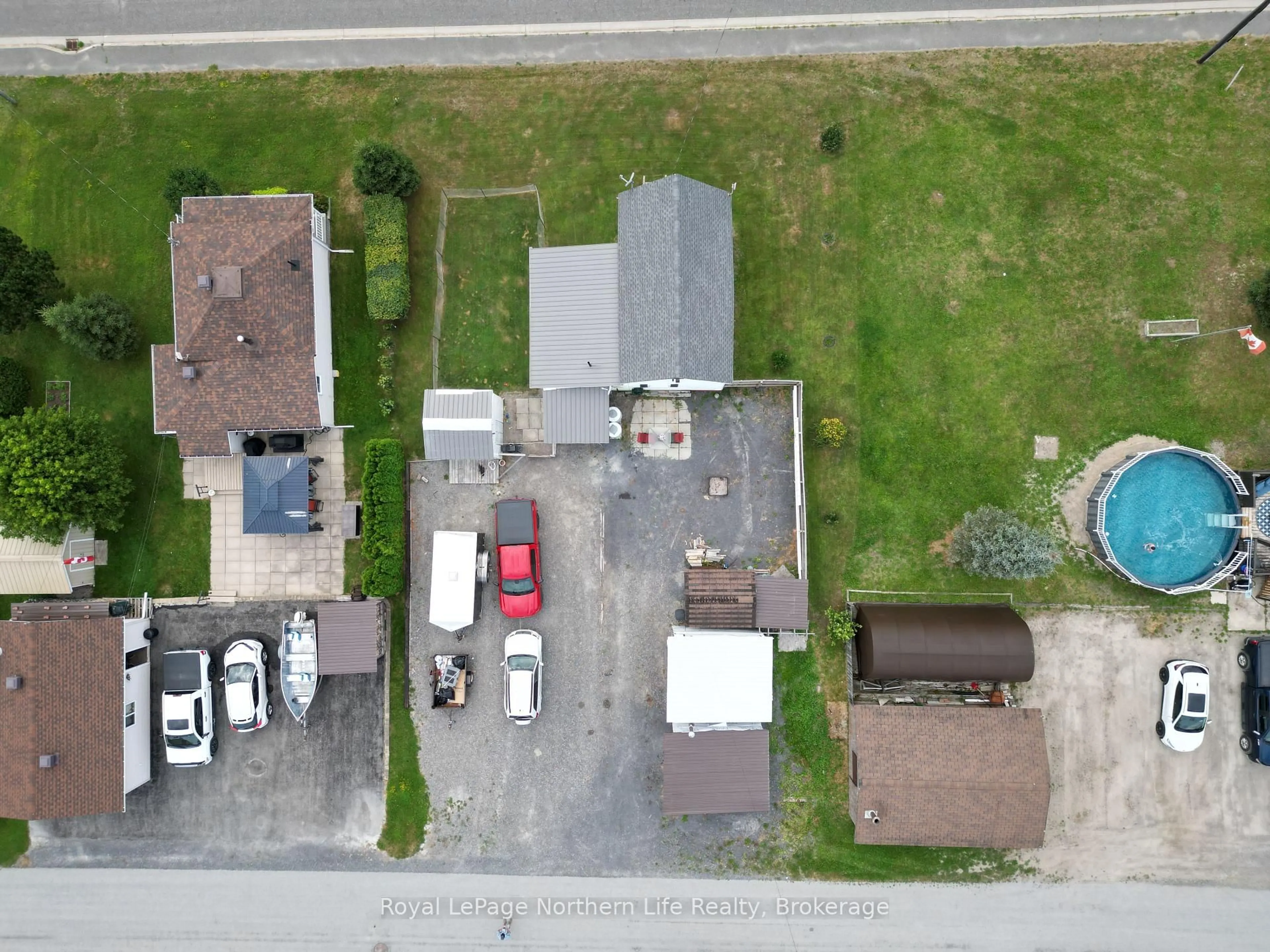 A pic from outside/outdoor area/front of a property/back of a property/a pic from drone, street for 58 Main St, Timiskaming Ontario P0J 1N0