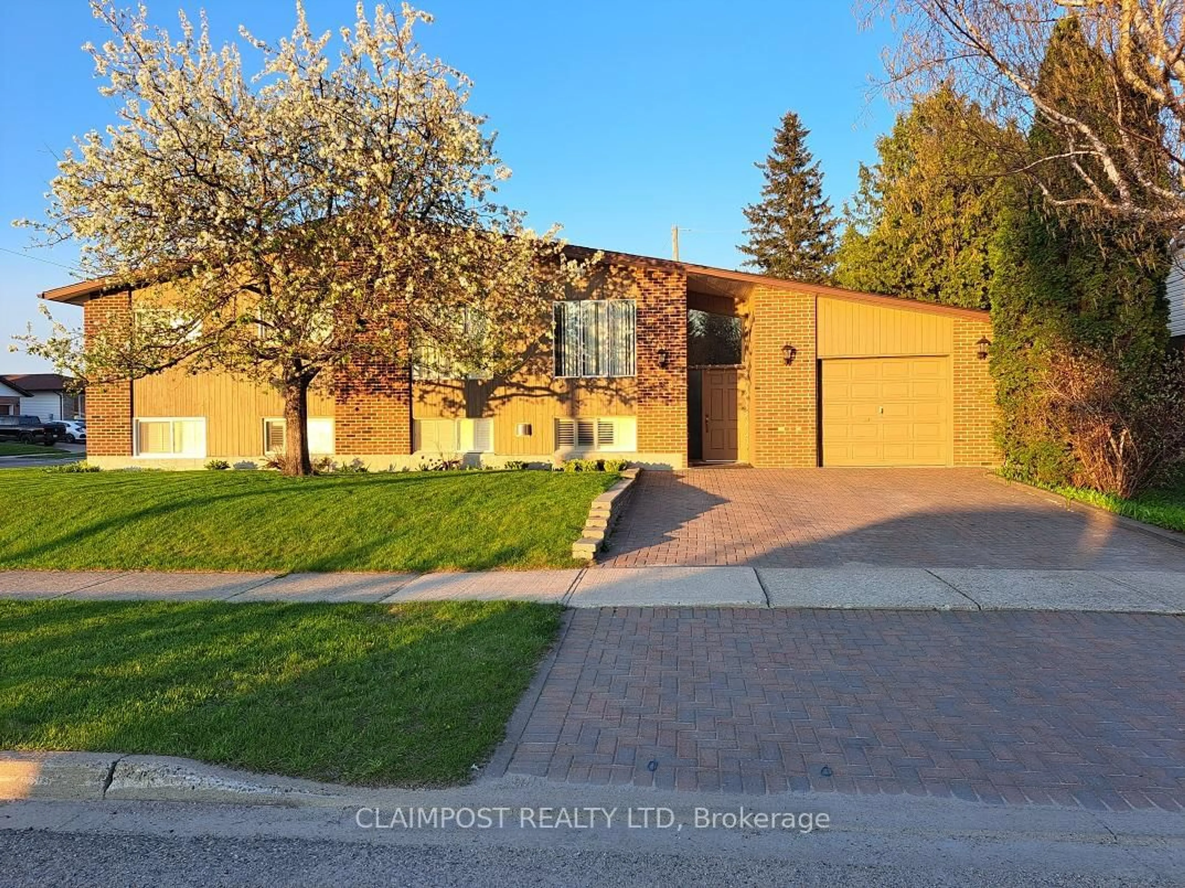 Home with brick exterior material, street for 734 Churchill St, Timmins Ontario P4N 5G3