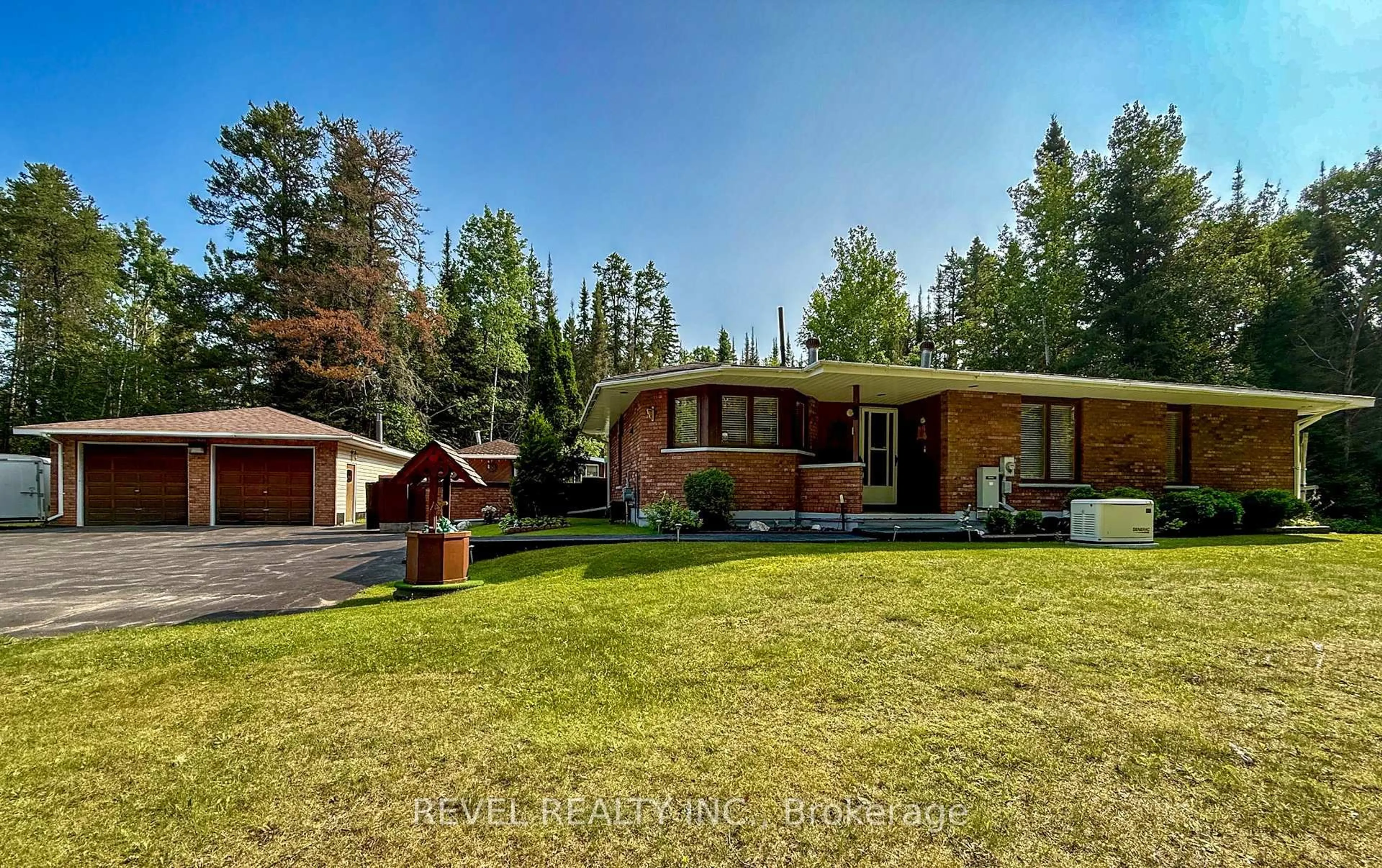 A pic from outside/outdoor area/front of a property/back of a property/a pic from drone, unknown for 1040 Goldmine Rd, Timmins Ontario P4N 7C2