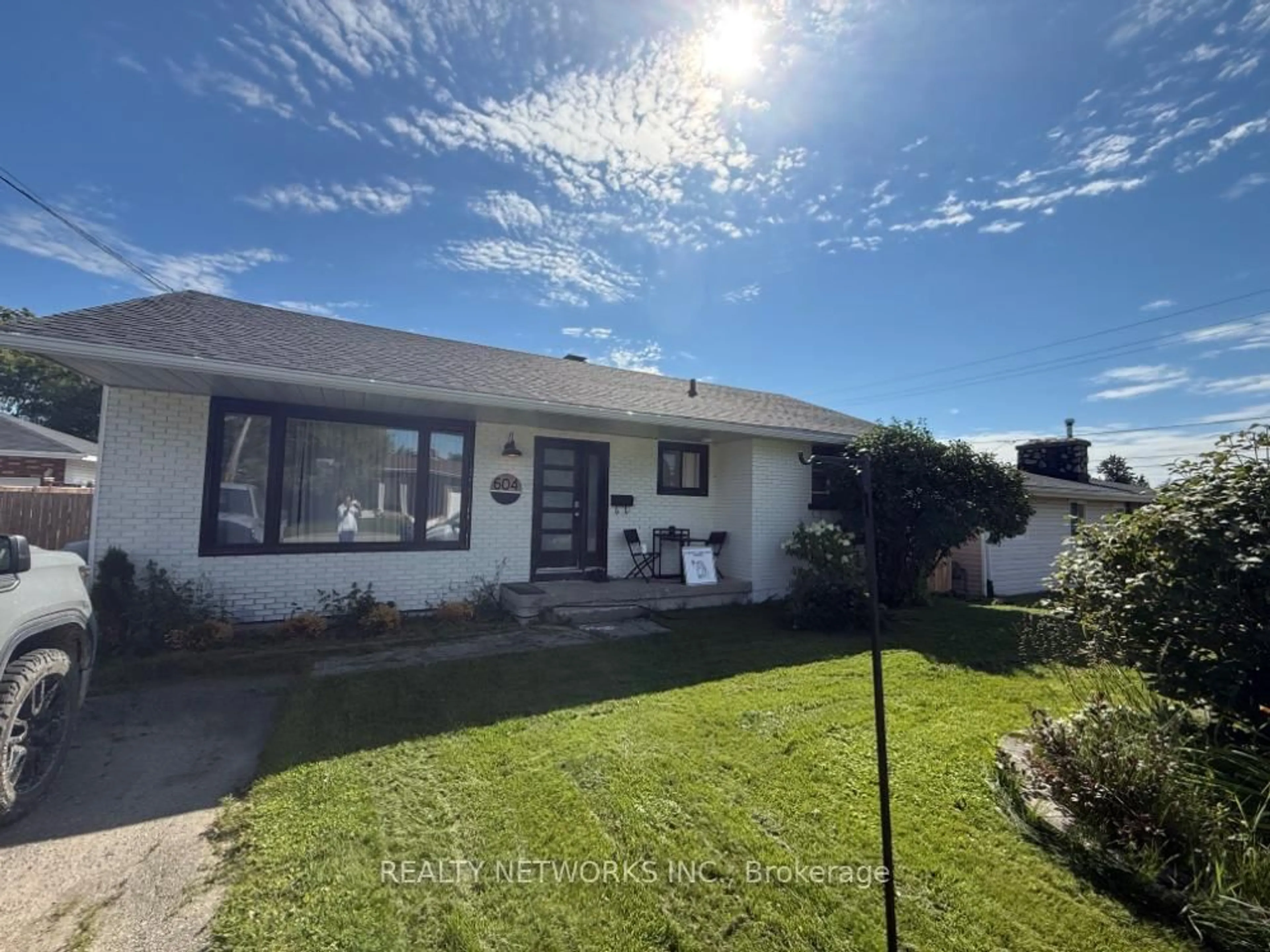 A pic from outside/outdoor area/front of a property/back of a property/a pic from drone, street for 604 Cedar St, Timmins Ontario P4N 6K4