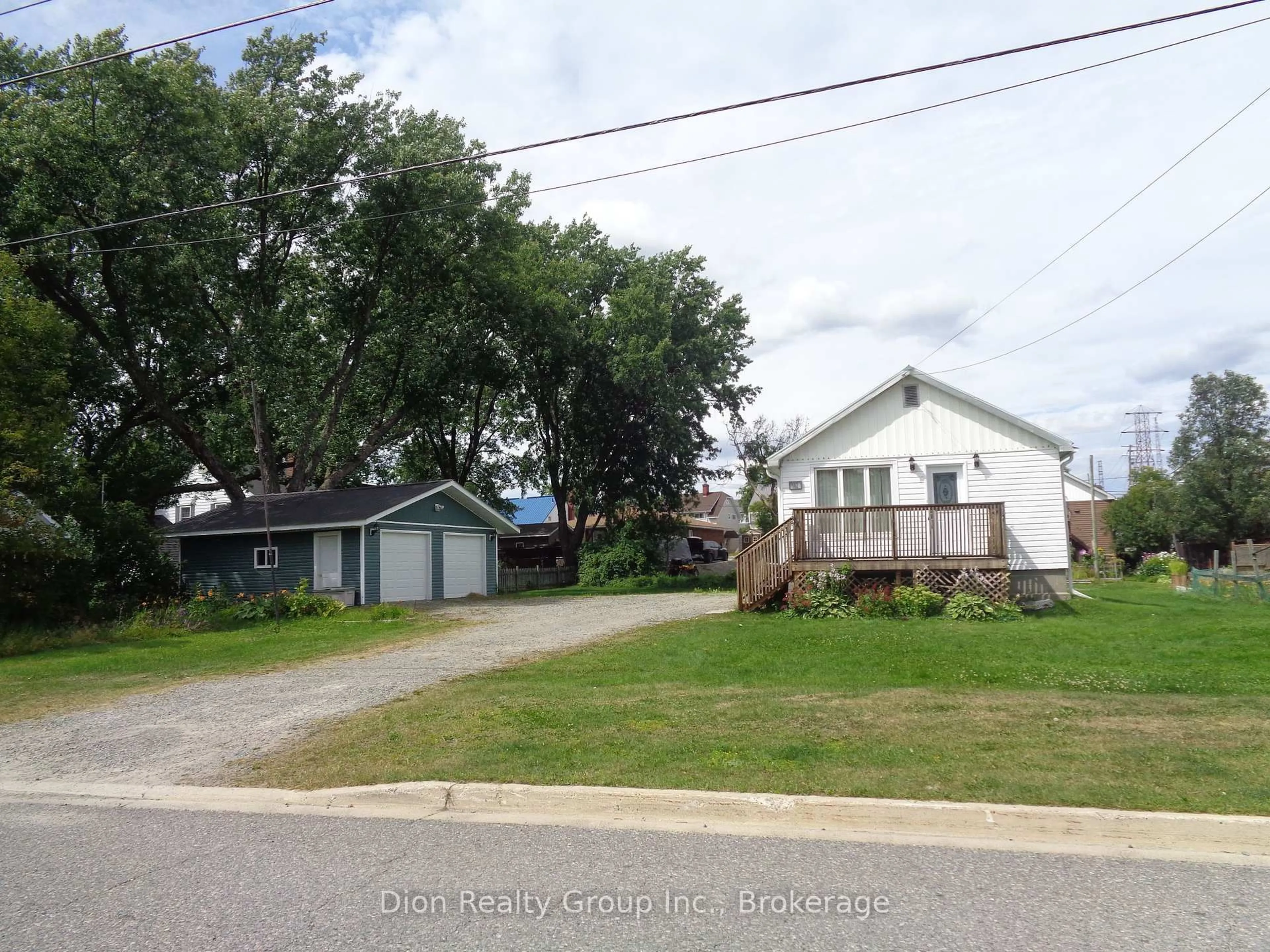 A pic from outside/outdoor area/front of a property/back of a property/a pic from drone, street for 102 Tower St, Kirkland Lake Ontario P2N 1P6