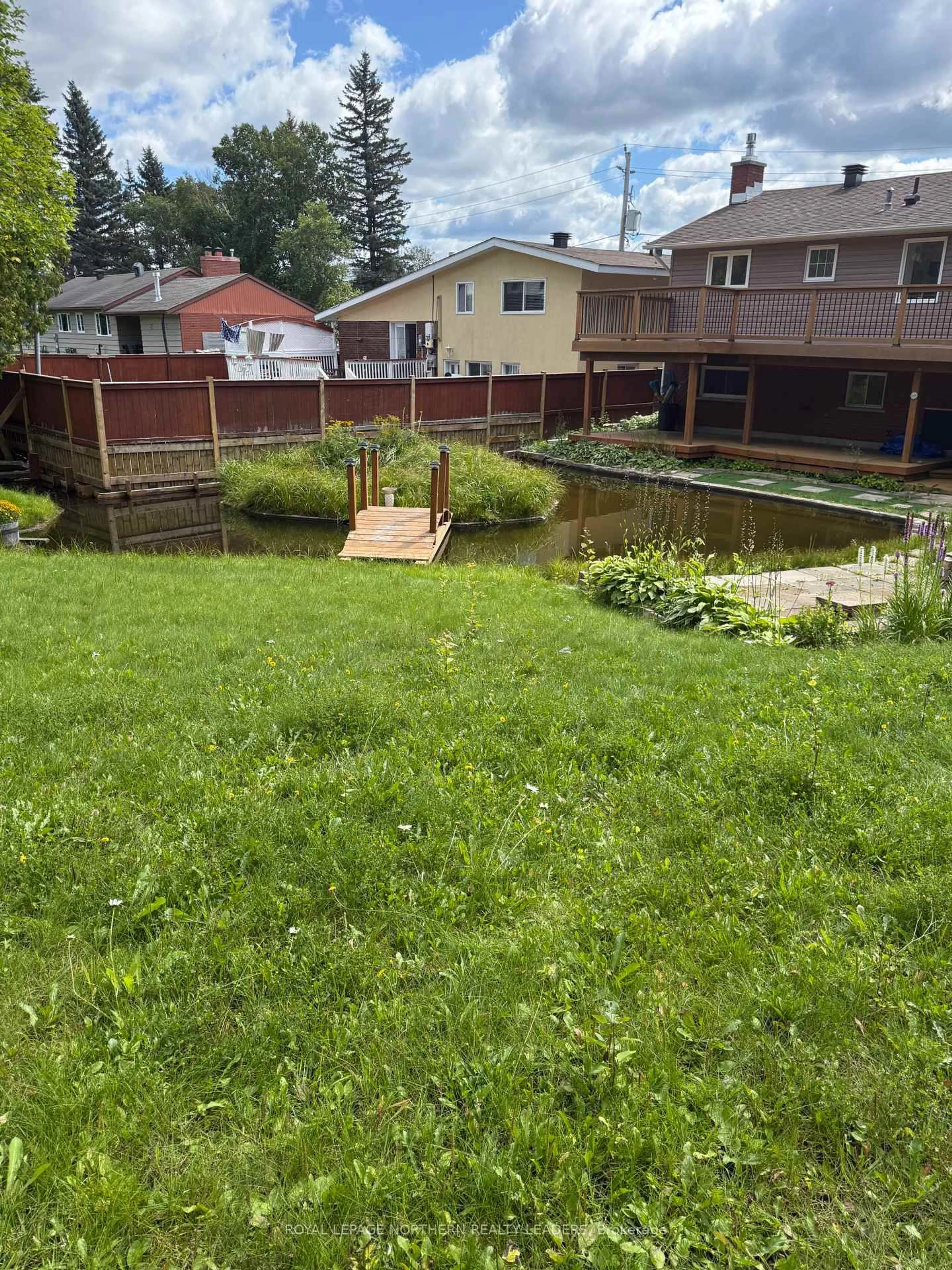 Patio, water/lake/river/ocean view for 84 Brousseau Ave, Timmins Ontario P4N 5Y2