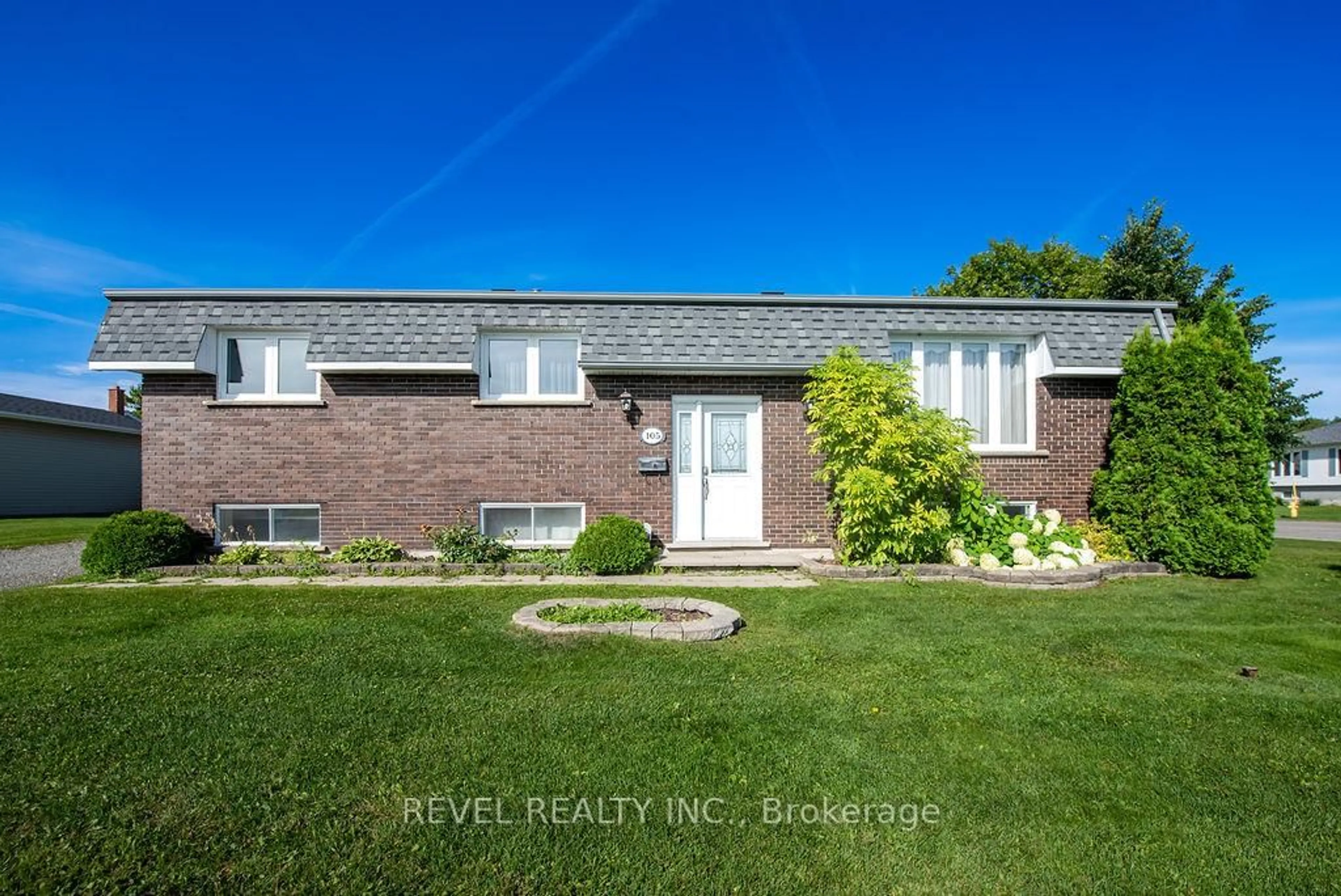 Home with brick exterior material, street for 105 Viscount Ave, Timmins Ontario P4R 1G2