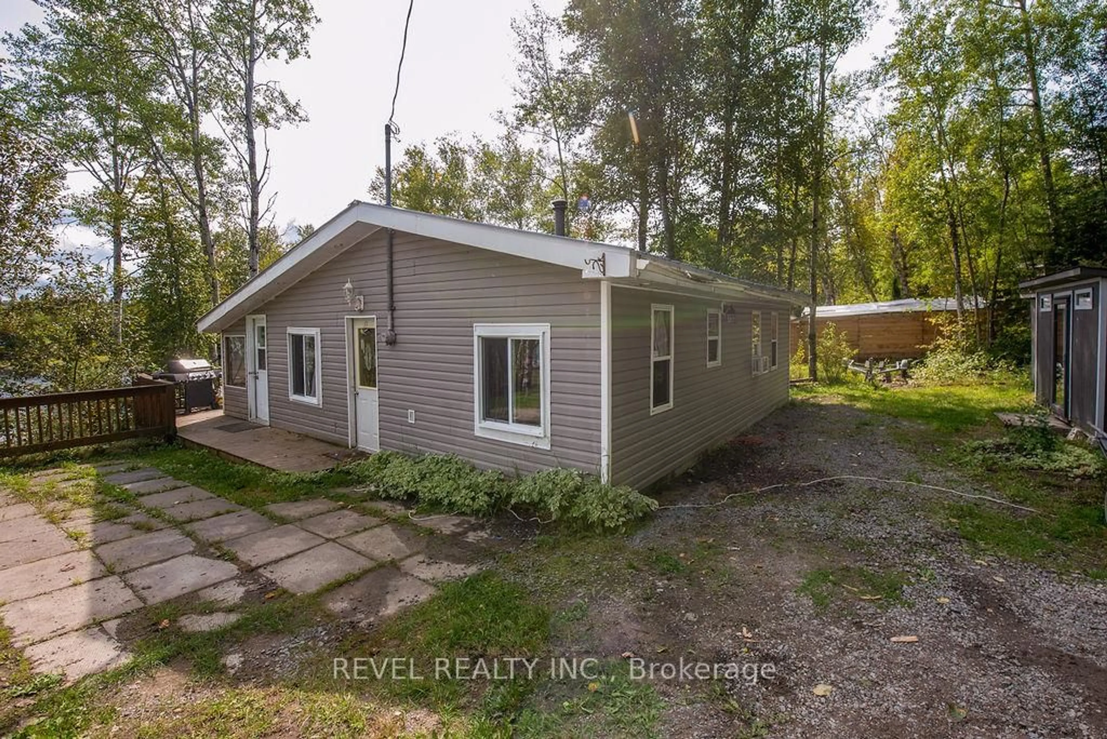 A pic from outside/outdoor area/front of a property/back of a property/a pic from drone, unknown for 24 South End Access, Smooth Rock Falls Ontario P0L 2B0